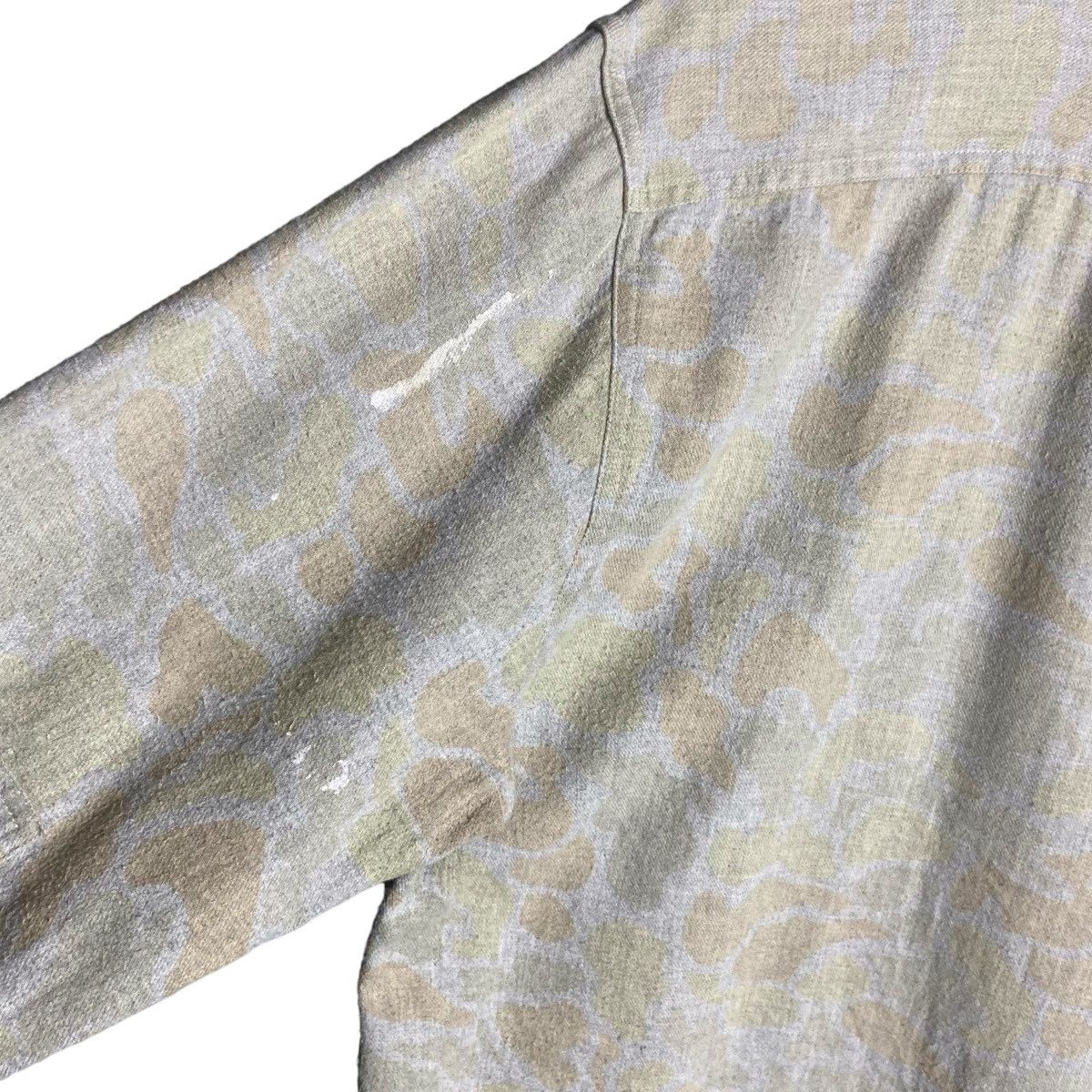 Stussy × Vintage Vintage Stussy Camo Military Pocket Long Sleeve Shirt Size US L / EU 52-54 / 3 - 9 Thumbnail