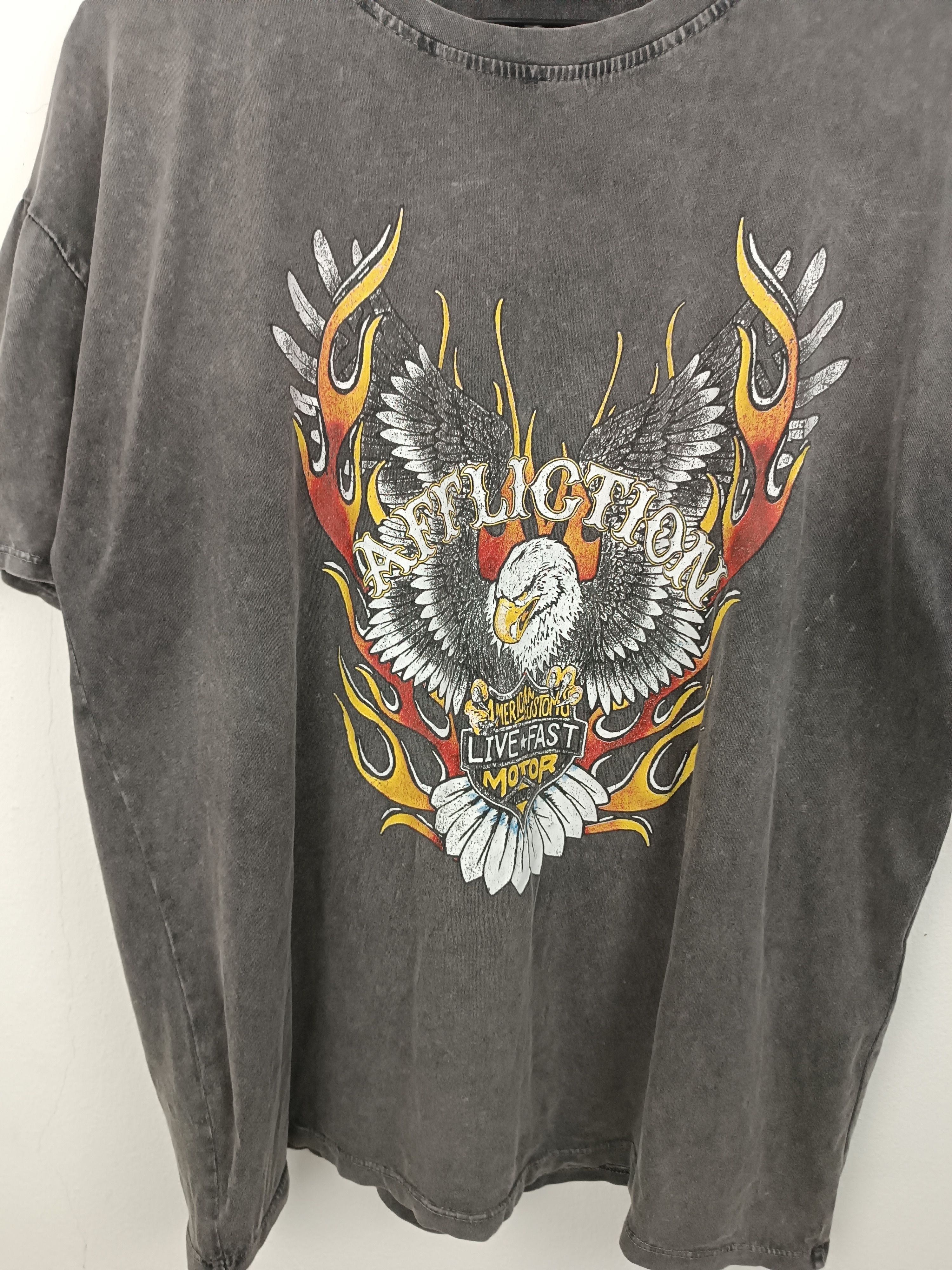 Affliction VINTAGE Y2K AFFLICTION AMERICAN CUSTOM CHOPPER MOTOR HARLEY Size US L / EU 52-54 / 3 - 6 Thumbnail