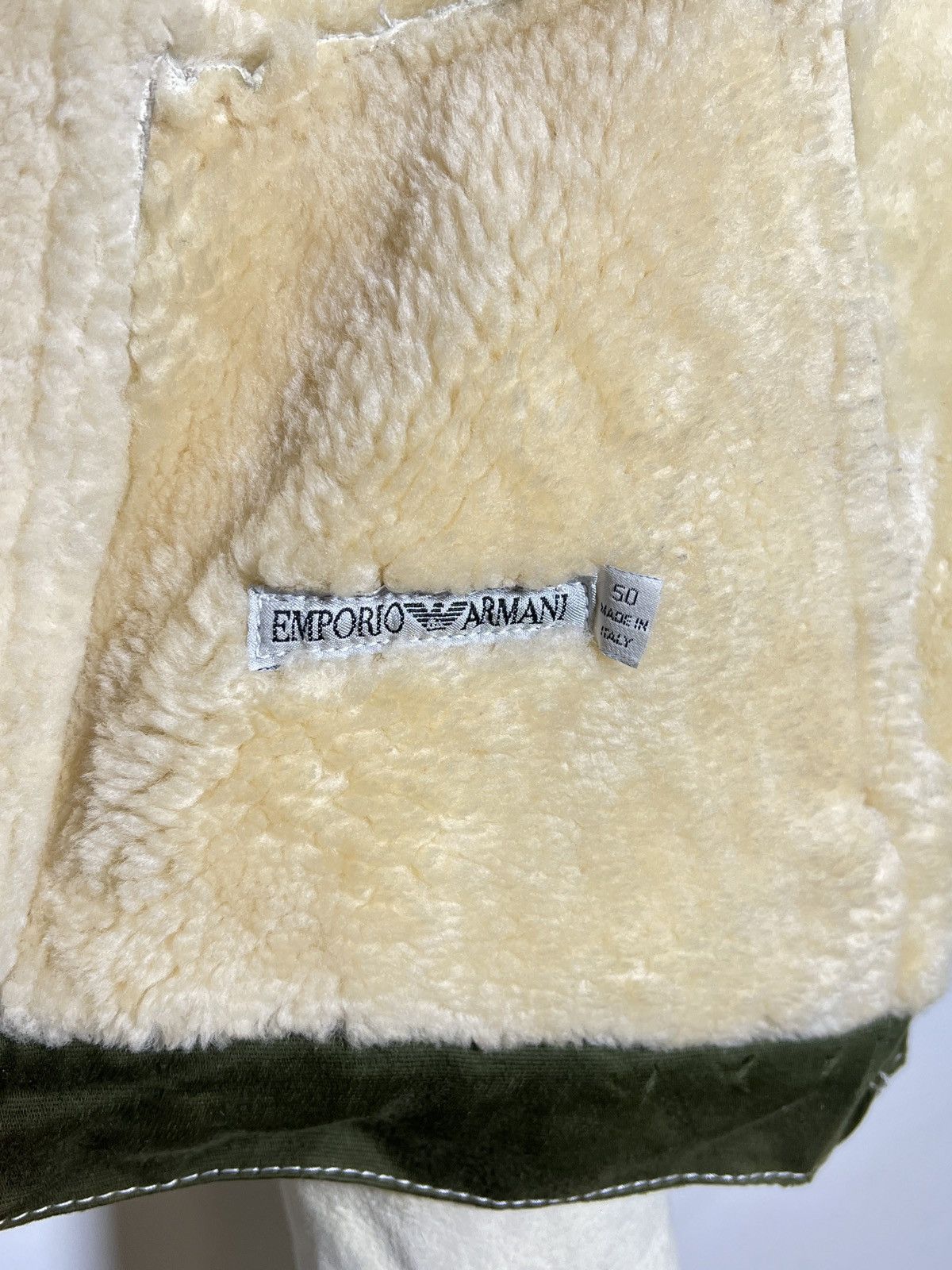 Giorgio Armani Emporio Armani shearling aviator jacket archive vintage Size US M / EU 48-50 / 2 - 18 Thumbnail