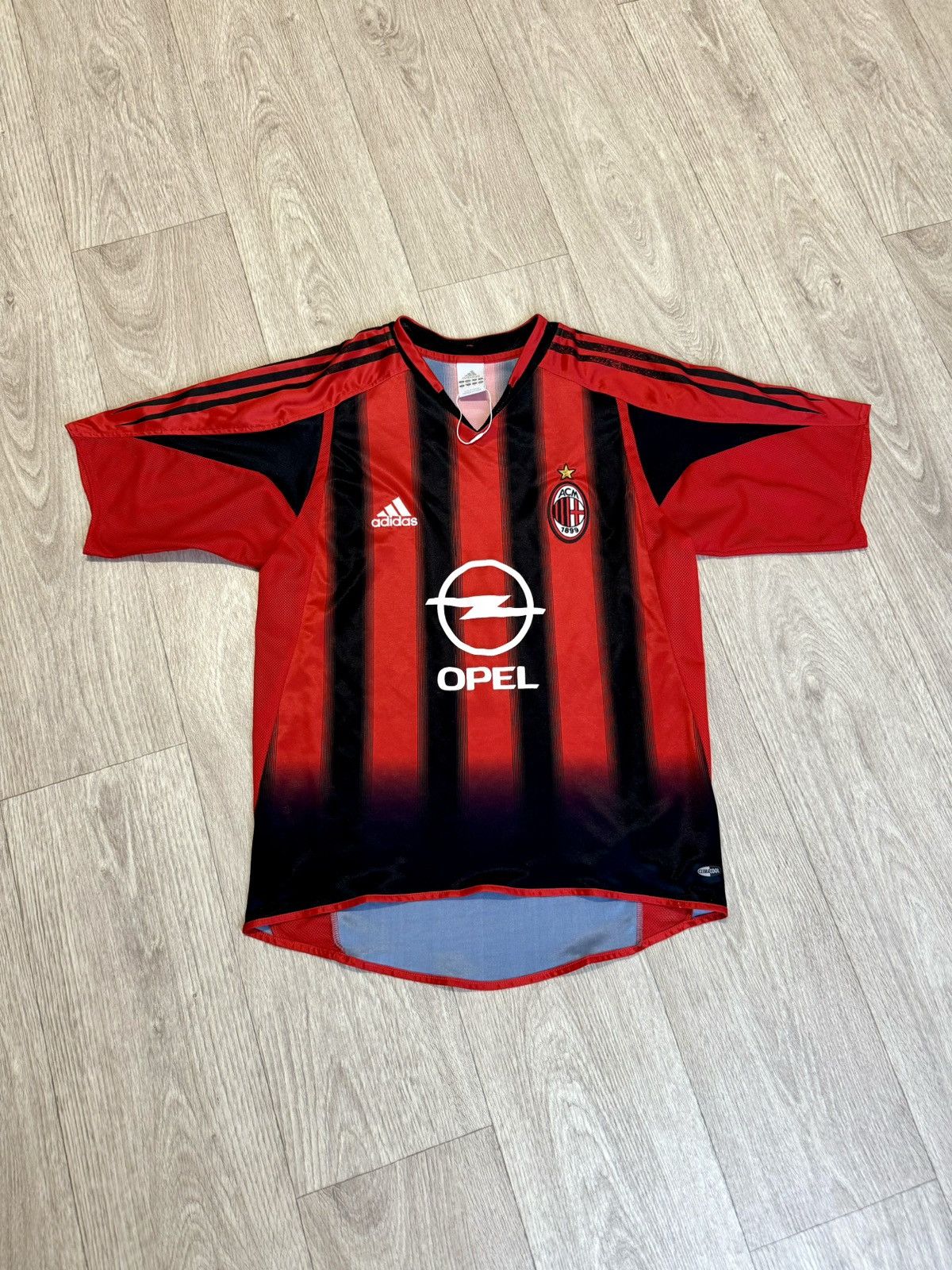 Adidas 🔷Vintage Adidas AC Milan Opel 2004 Soccer jersey🔷 Size US S / EU 44-46 / 1 - 1 Thumbnail