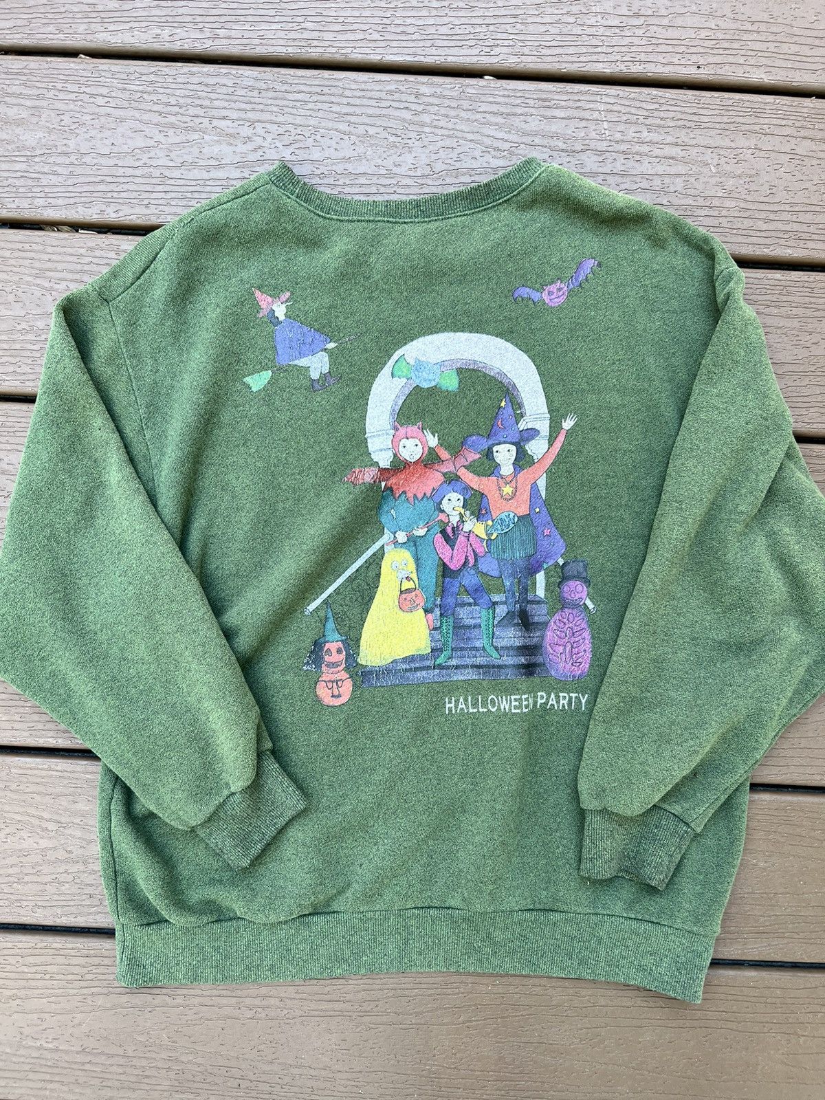 Vintage *VINTAGE* Halloween Party Sweater 🎃 Size US L / EU 52-54 / 3 - 4 Thumbnail