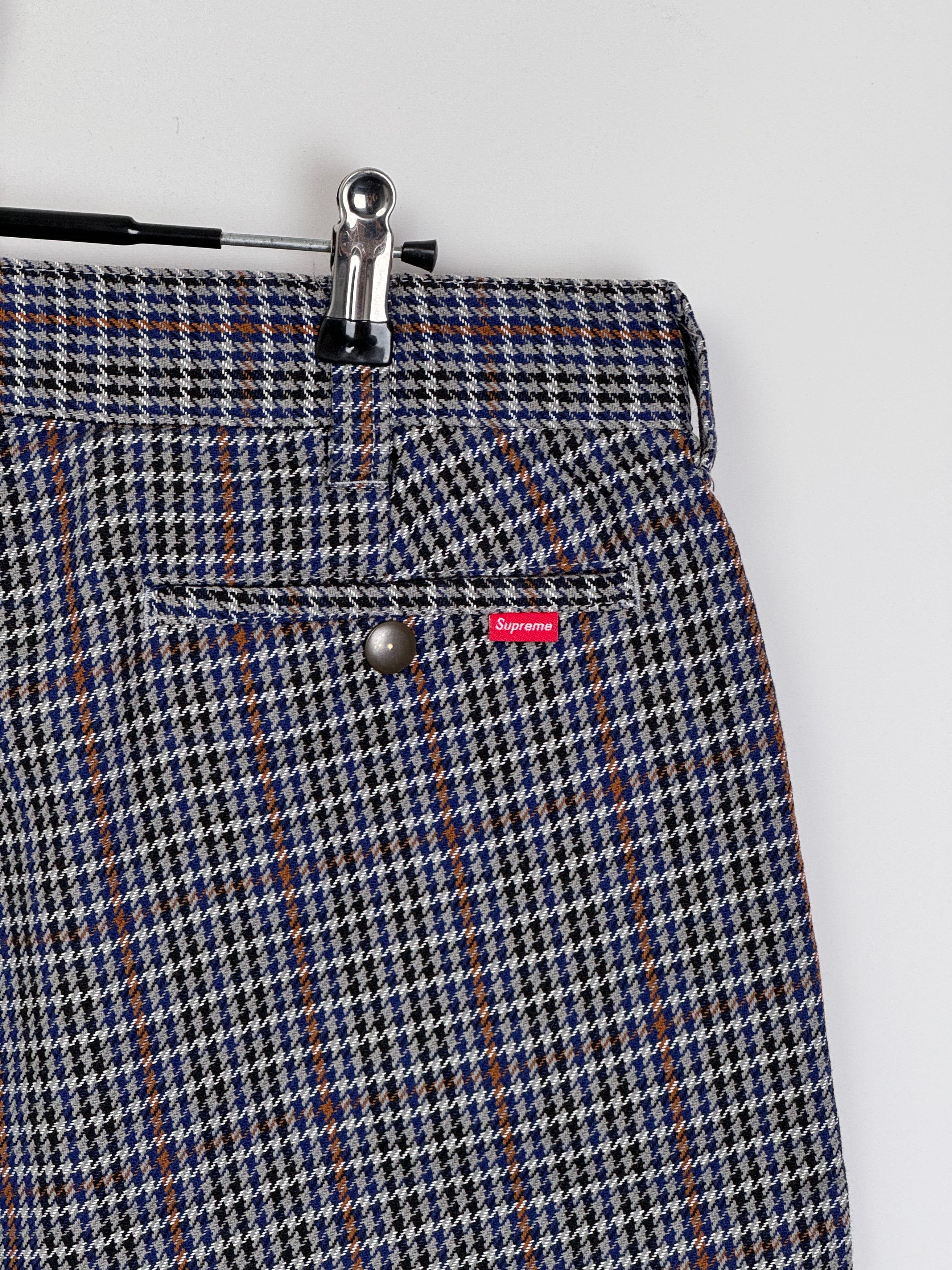 Supreme BRAND NEW* Supreme Work Short Grey Plaid Size US 34 / EU 50 - 3 Thumbnail