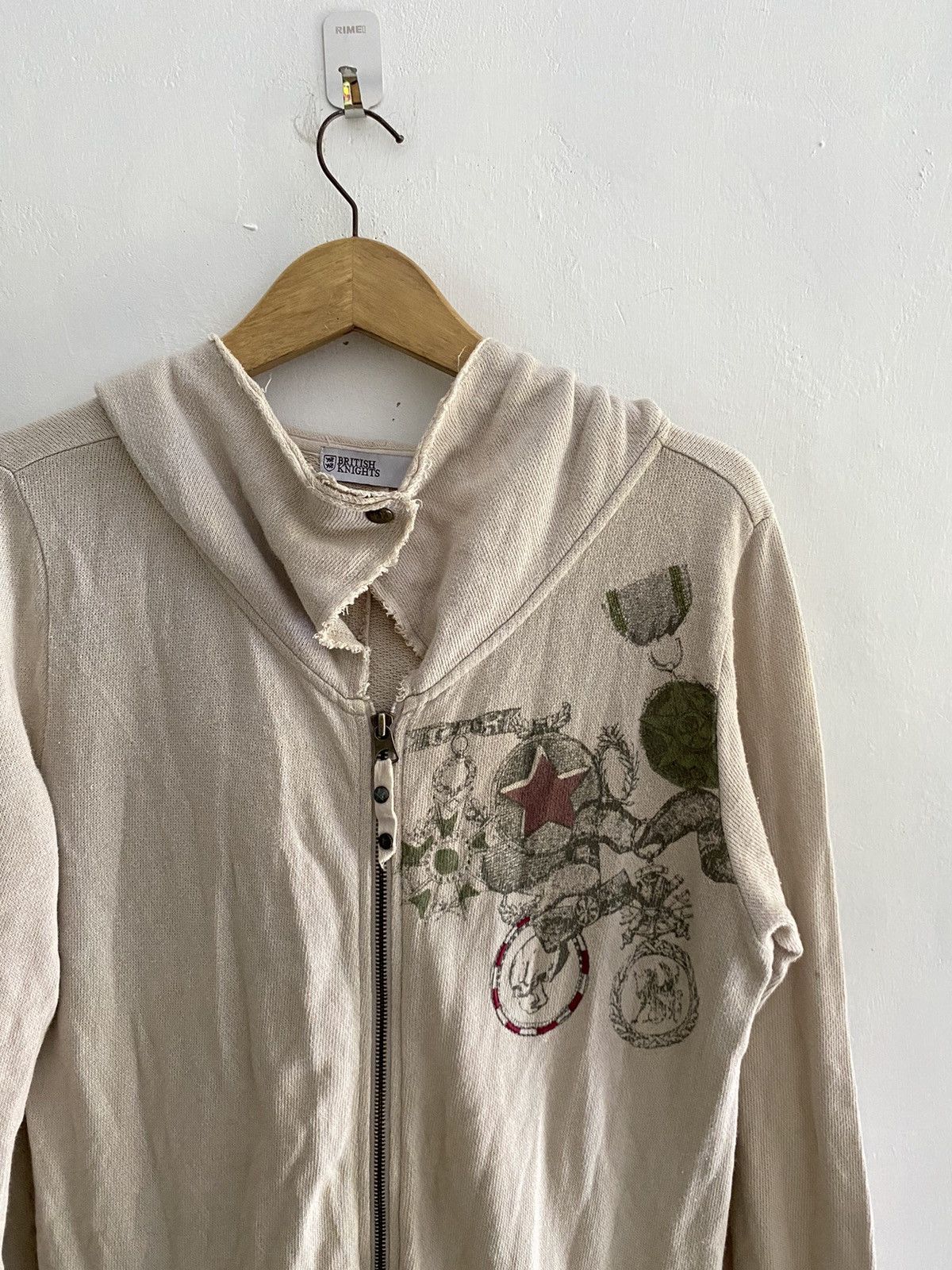 If Six Was Nine × Japanese Brand × Le Grande Bleu (L.G.B.) Japanese british knights studed distressed hoodie Size US L / EU 52-54 / 3 - 4 Thumbnail