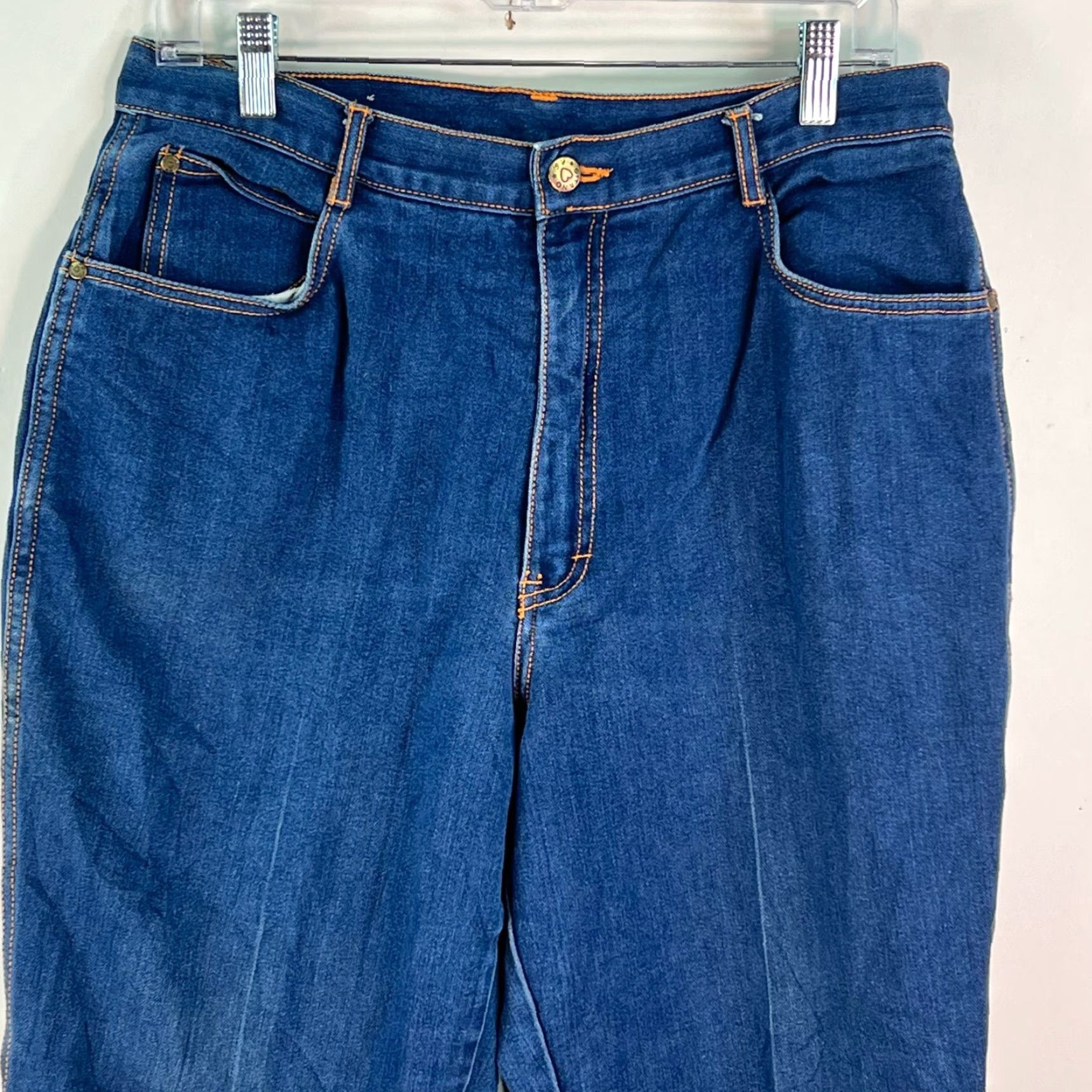 Vintage Gitano Total Control Stretch Boot Cut Jeans Women's 32x28 Blue Denim 18 Vintage Size 40" / US 18 - 2 Thumbnail