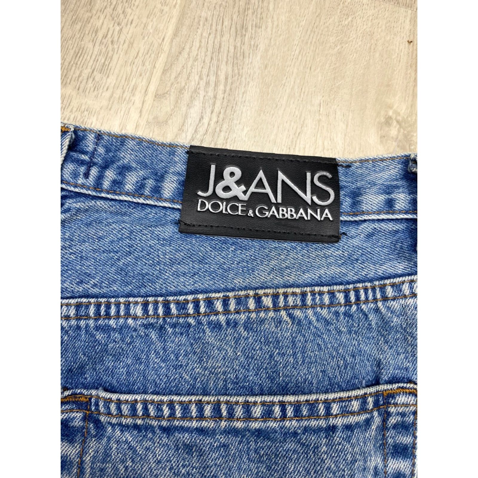 Dolce & Gabbana Dolce&Gabbana Jeans Mens 34 Denim Distressed 90s Vintage Size 34 Blue Straight Regular XS-XL Size US 34 / EU 50 - 3 Thumbnail