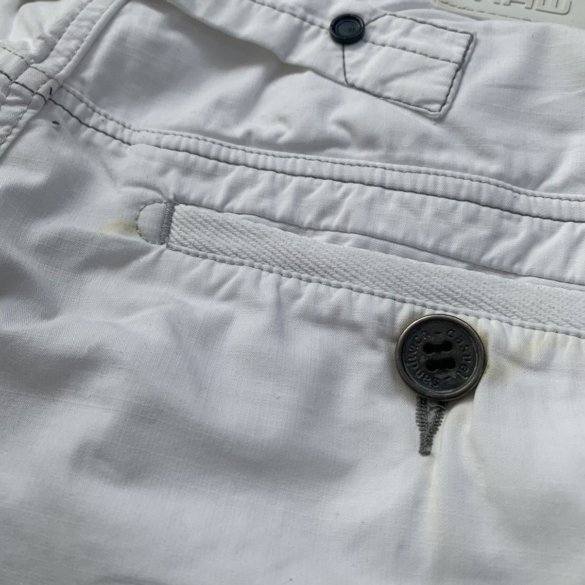 G-Star × Vintage Vintage G-Star Raw Big Logo Cargo Shorts Size US 32 / EU 48 - 13 Thumbnail