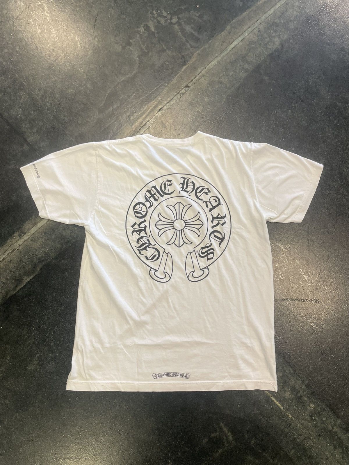Chrome Hearts Chrome Hearts Horseshoe Scroll Tee Size US L / EU 52-54 / 3 - 2 Thumbnail