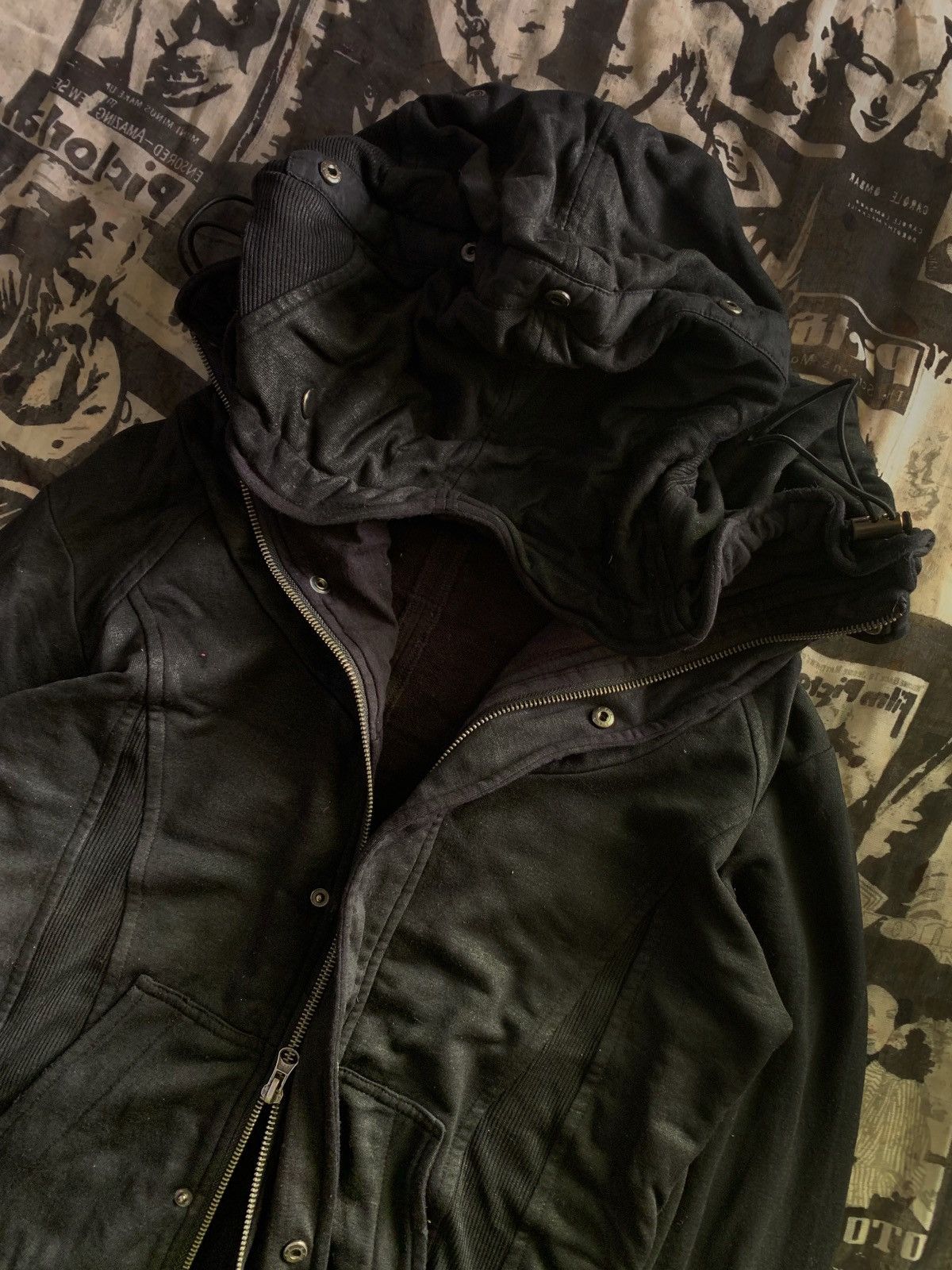 BUFFALO BOBS 💥Asymmetrical Buffalo Bobs Waxed Hoodie Jacket Size US S / EU 44-46 / 1 - 2 Thumbnail