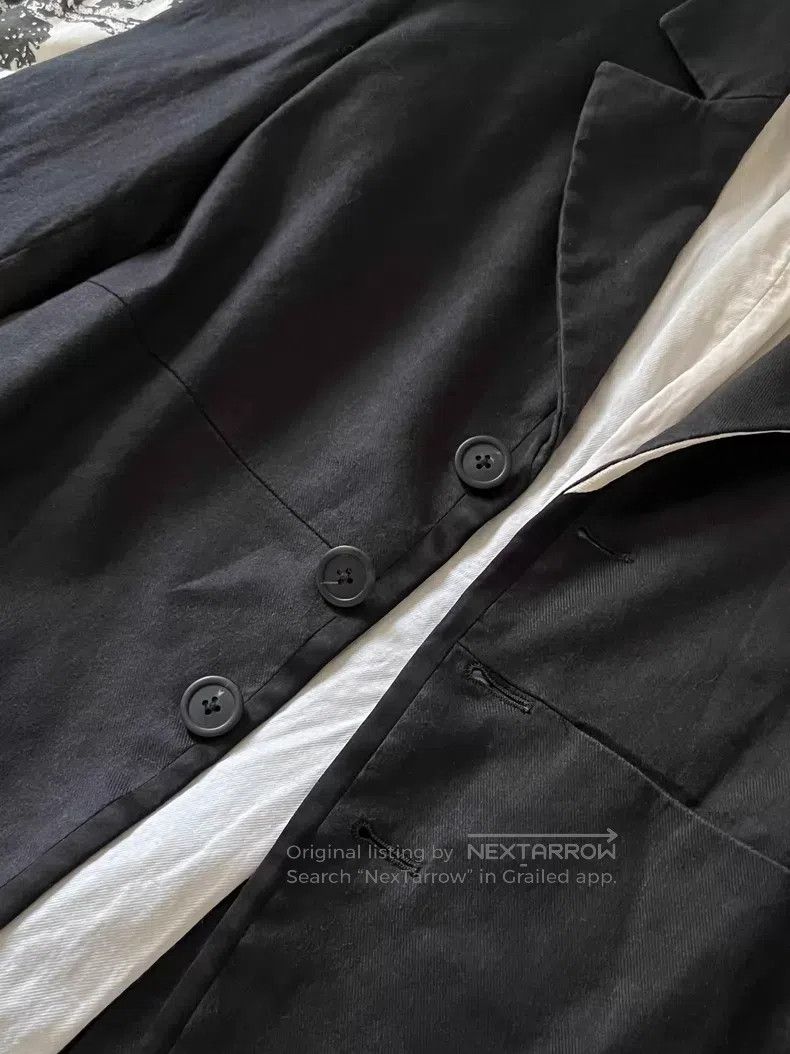 Ann Demeulemeester Ann Demeulemeester Avant-garde Designer Brand Suit Jacket Size XXS / US 00 / IT 34 - 5 Thumbnail