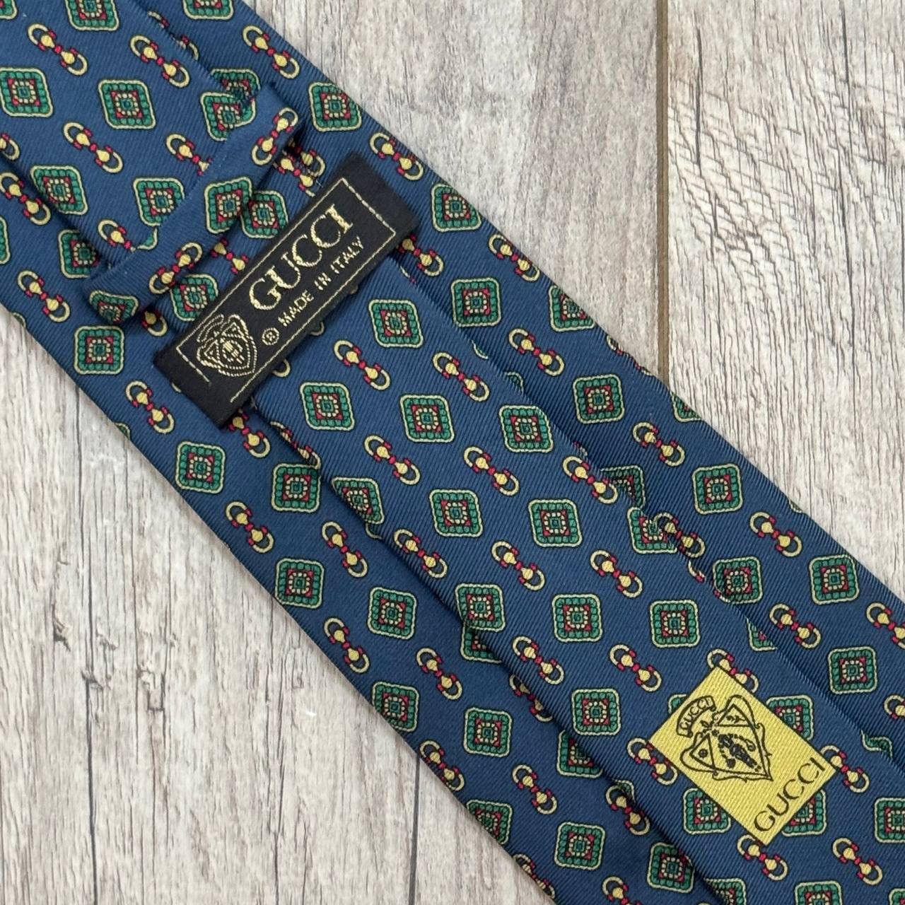 Gucci Vintage Gucci Silk Tie Size ONE SIZE - 4 Thumbnail