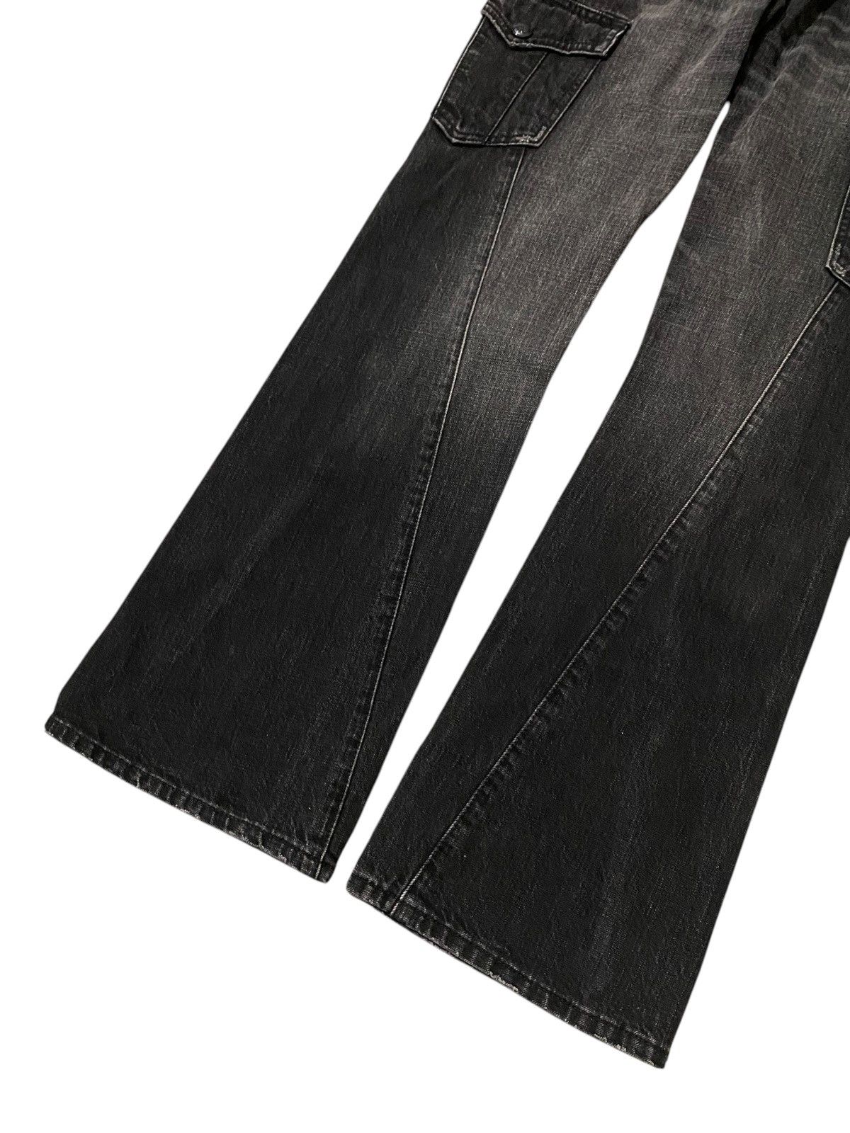 Wrangler Wrangler Washed Old Black Bootcut Denim Size US 33 - 4 Thumbnail