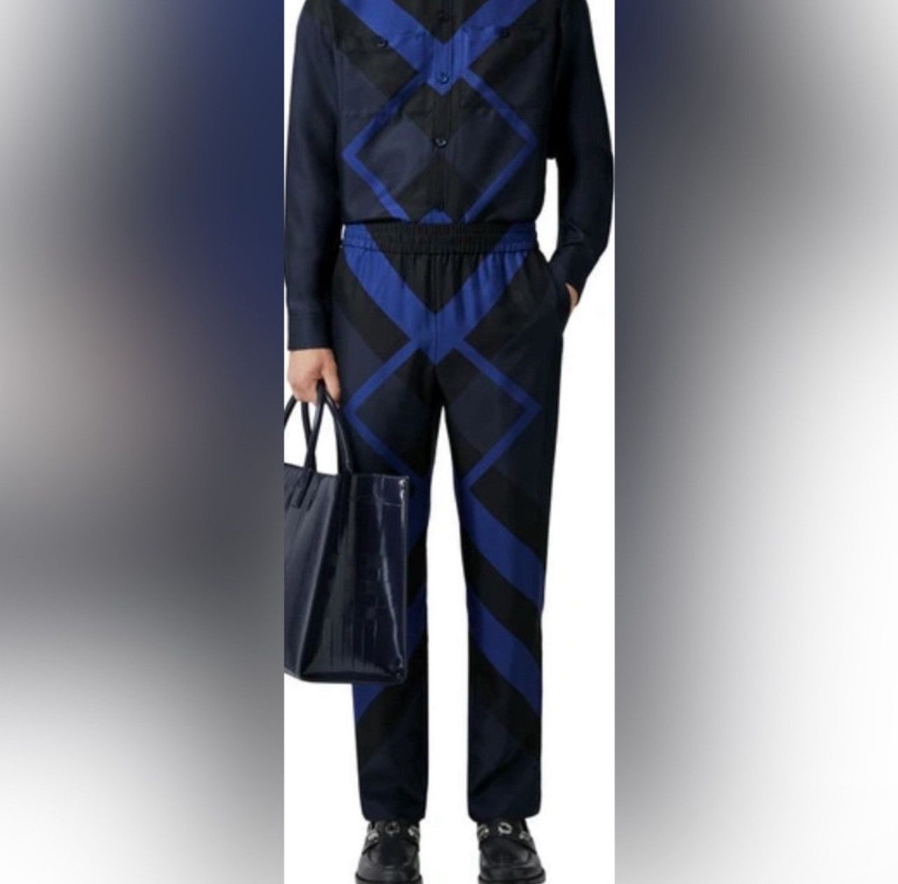 Burberry Burberry Big Check Print Silk Pants Size US 34 / EU 50 - 8 Thumbnail
