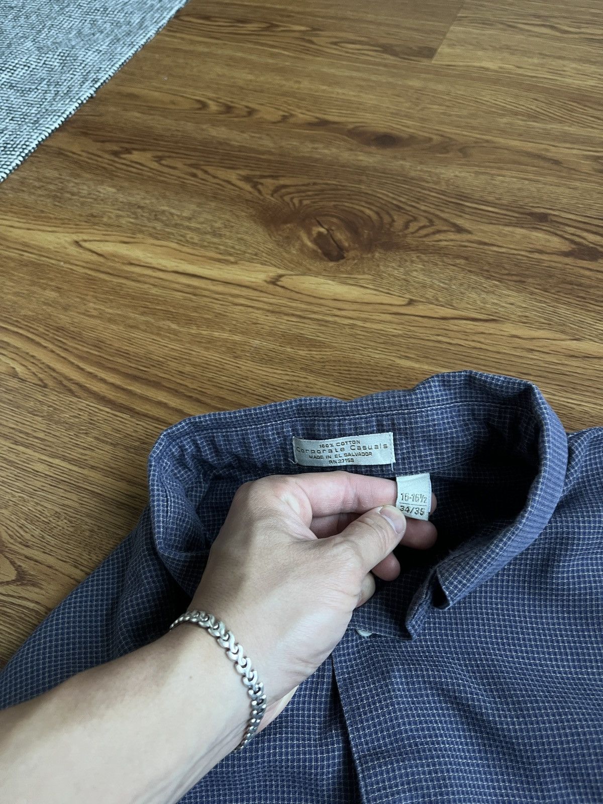 Haggar × Vintage Vintage Haggar Button Up Long Sleeve Shirt Size US L / EU 52-54 / 3 - 5 Thumbnail