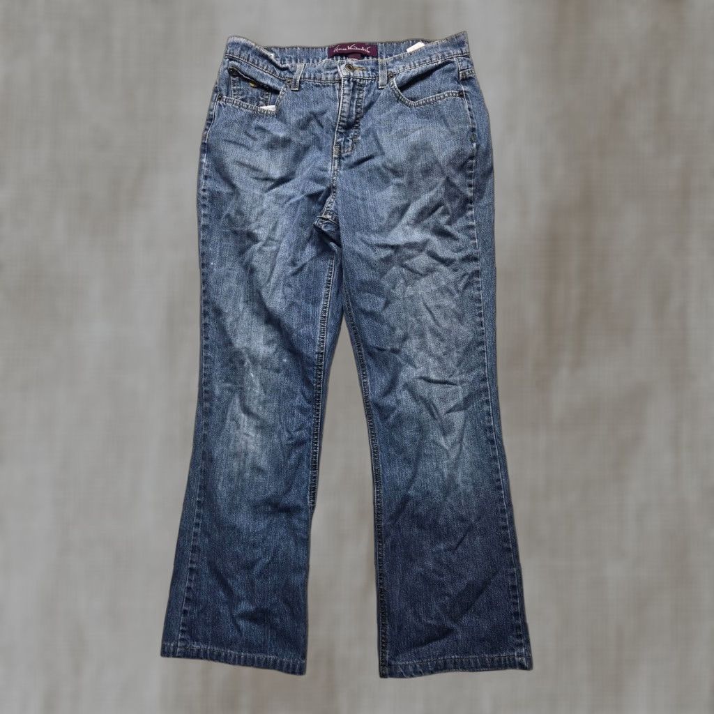 Gloria Vanderbilt Gloria Vanderbilt Jeans Mid-Rise Straight Jeans Dark Wash Blue Denim Women 8 Size 30" / US 8 / IT 44 - 1 Thumbnail