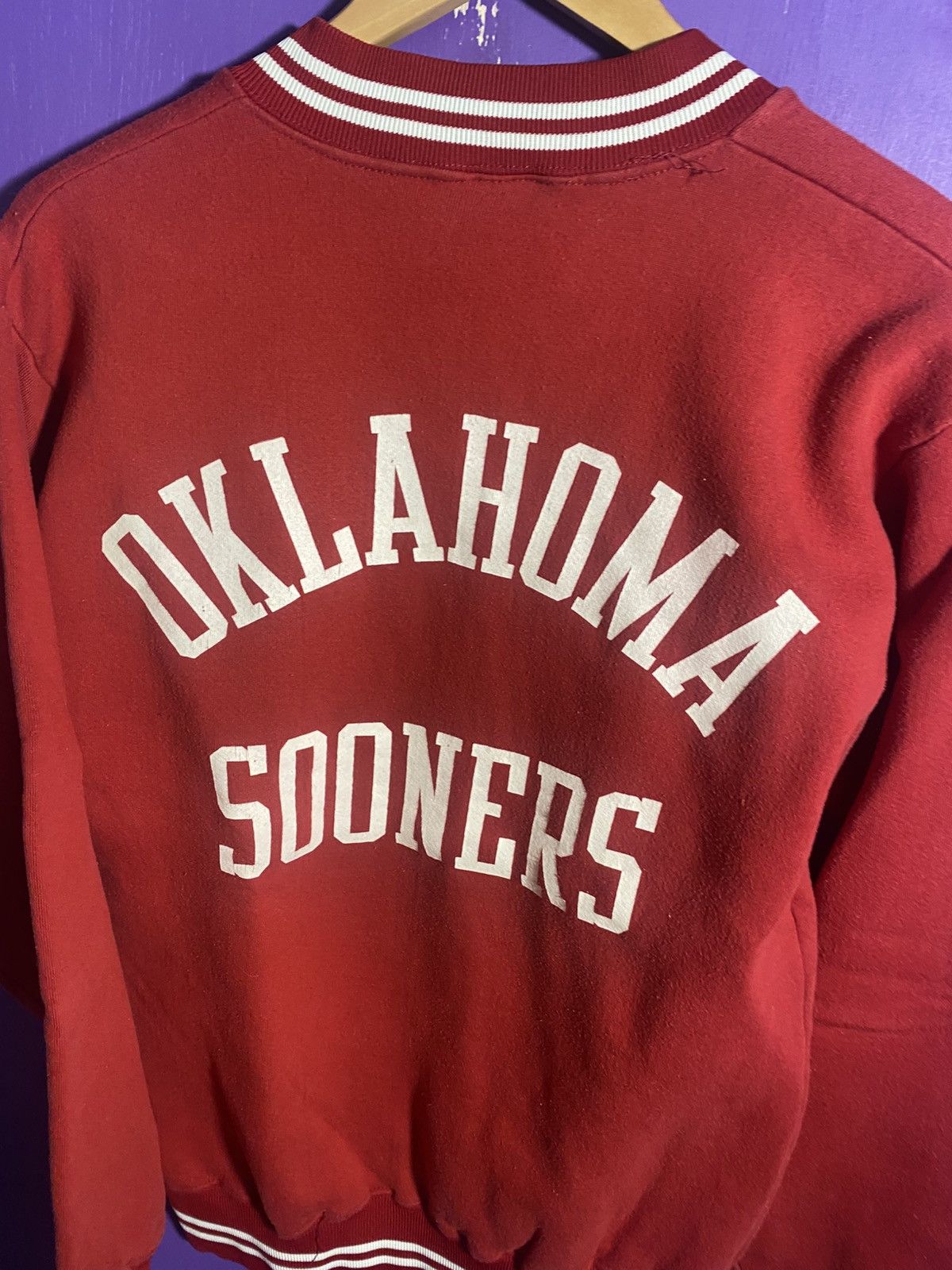 Vintage Vintage 80s Russell athletic Oklahoma Sooners sweatshirt Size US M / EU 48-50 / 2 - 3 Thumbnail
