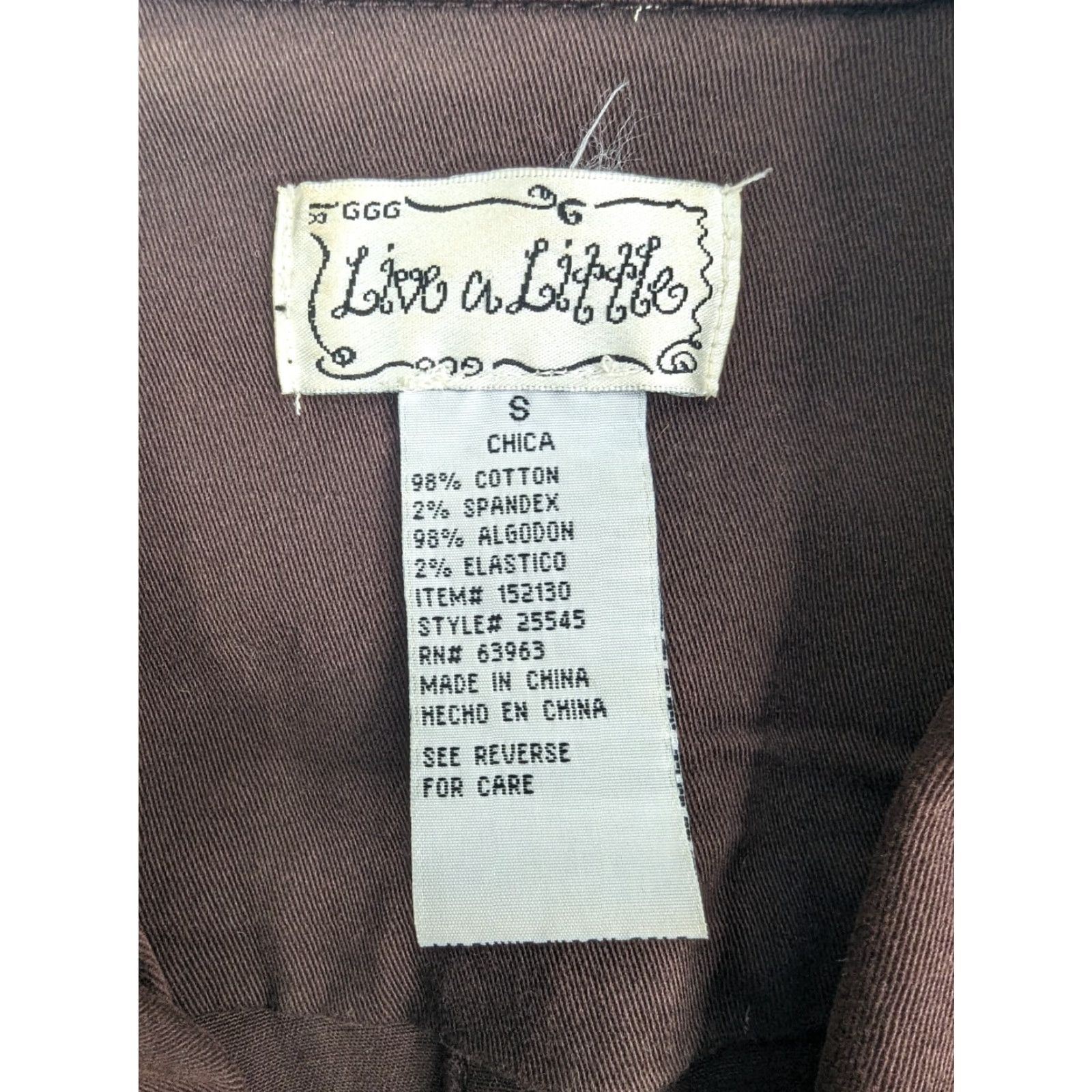 Olive Live a Little Jacket Womens Size Small Fringed Brown Snap On Button Pockets Size S / US 4 / IT 40 - 7 Thumbnail