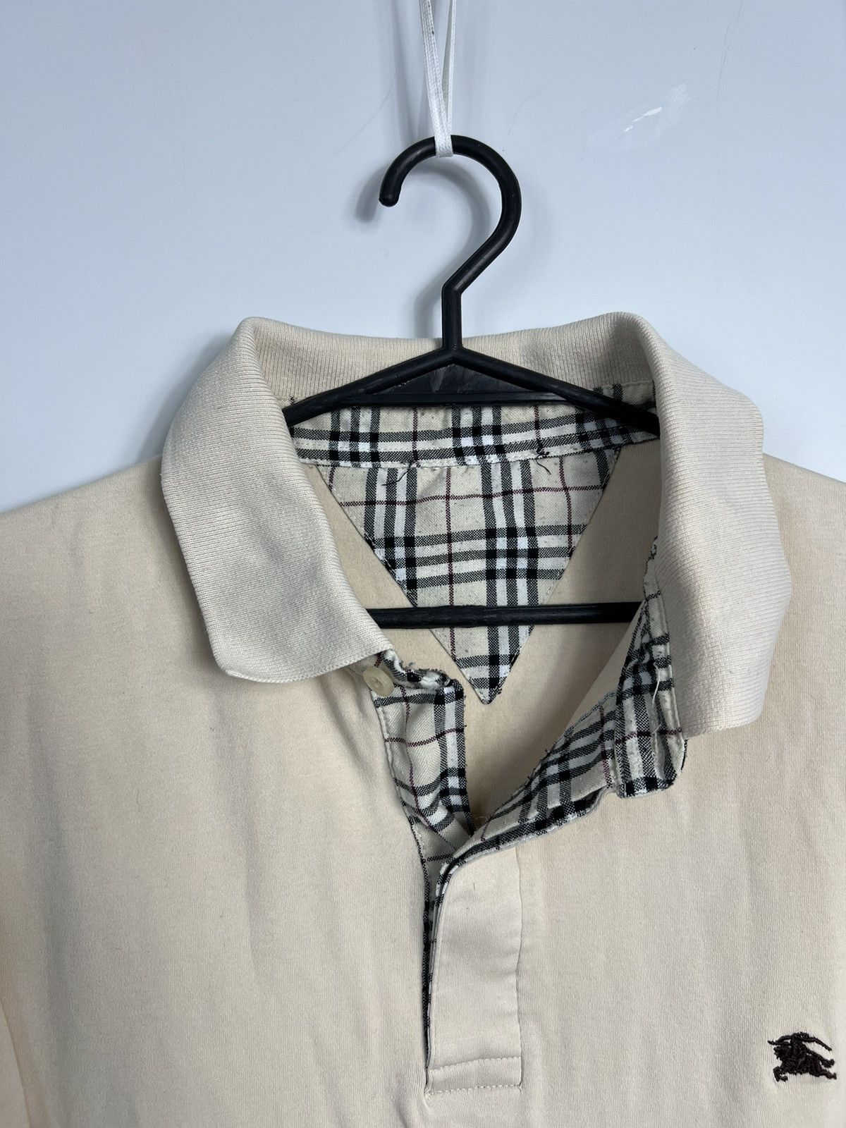 Burberry × Vintage Polo Shirt Burberry vintage 90’s cream Size US XL / EU 56 / 4 - 3 Thumbnail