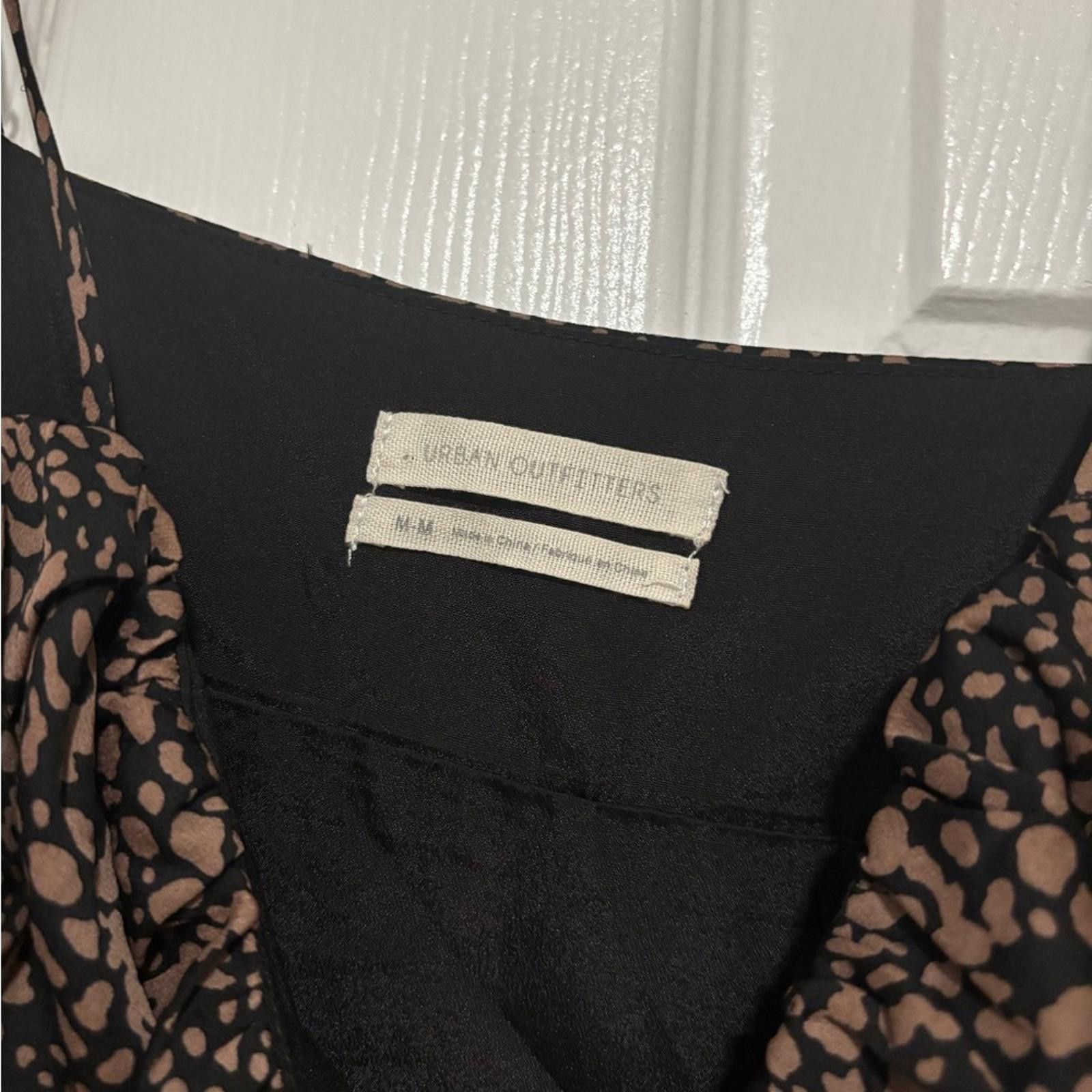 Urban Outfitters Urban Outfitters Black and Brown Mini Dress Size M / US 6-8 / IT 42-44 - 2 Thumbnail