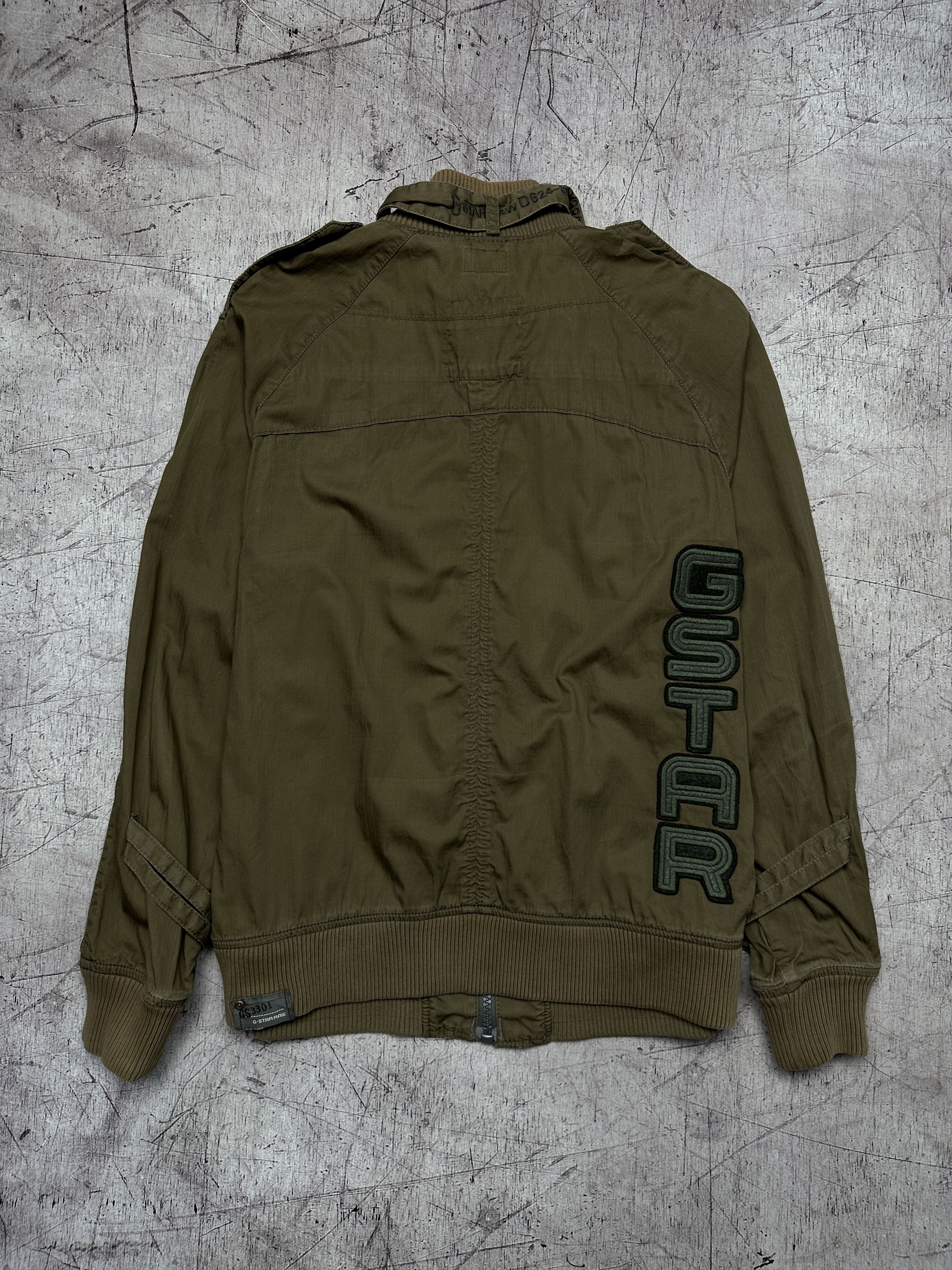 G-Star G Star Raw Vintage Mens Astron Art Bomber Jacket Size US XL / EU 56 / 4 - 11 Thumbnail