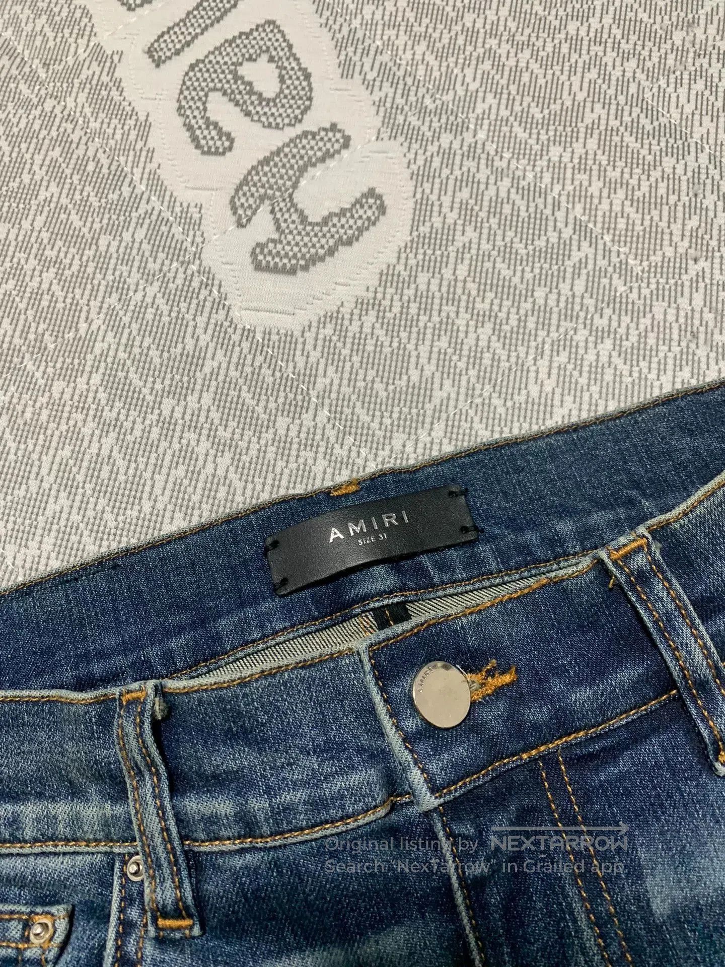 Amiri AMIRI Distressed Washed Jeans. Size US 31 - 3 Thumbnail