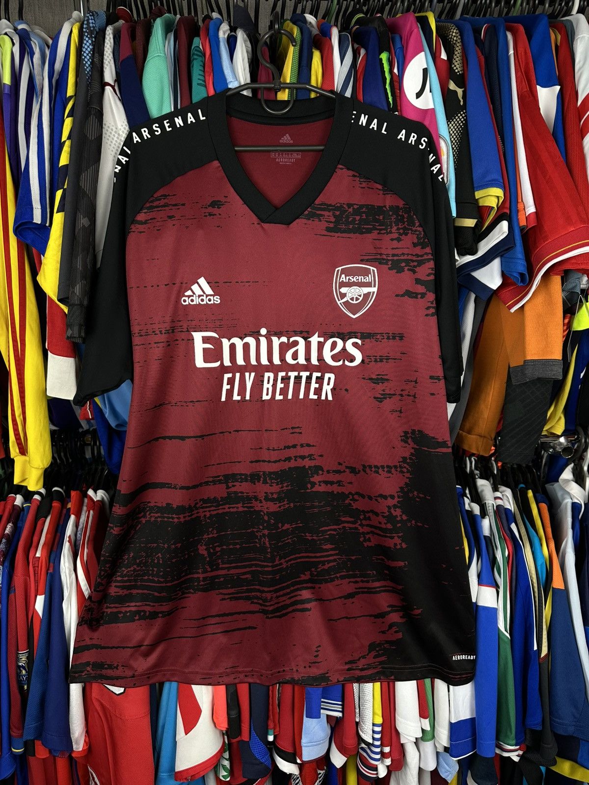 Adidas Adidas Arsenal FC 2020-21 Pre-Match Red Jersey Kit FH7895 Size US XXL / EU 58 / 5 - 1 Thumbnail