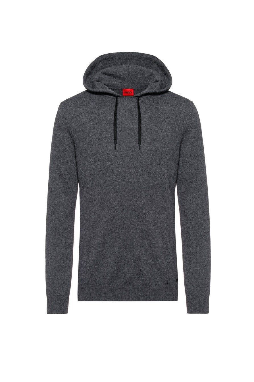 Hugo Boss Hugo Boss Wool Cashmere Hoodie Pullover Size: XL Size US XL / EU 56 / 4 - 2 Thumbnail