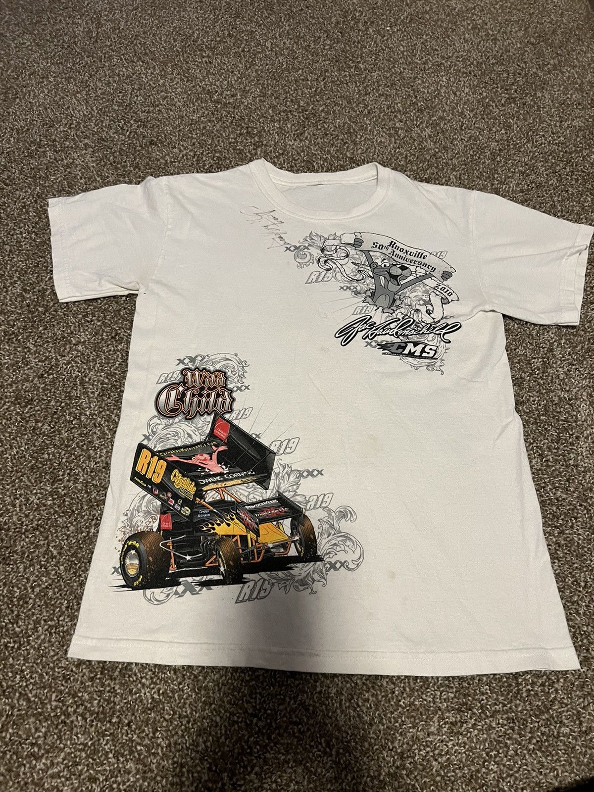 Vintage Vintage Race Tee Size US M / EU 48-50 / 2 - 1 Thumbnail