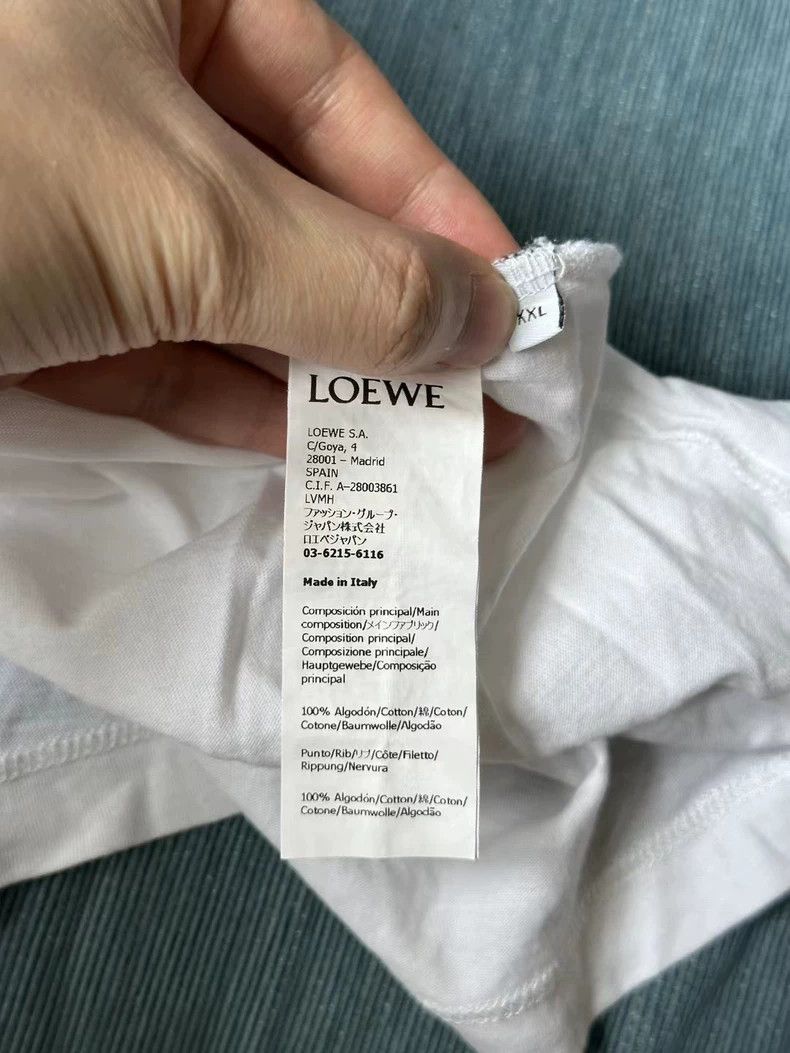 Loewe loewe Black and white embroidered logo short sleeve 2506-Ne Size US XXL / EU 58 / 5 - 3 Thumbnail