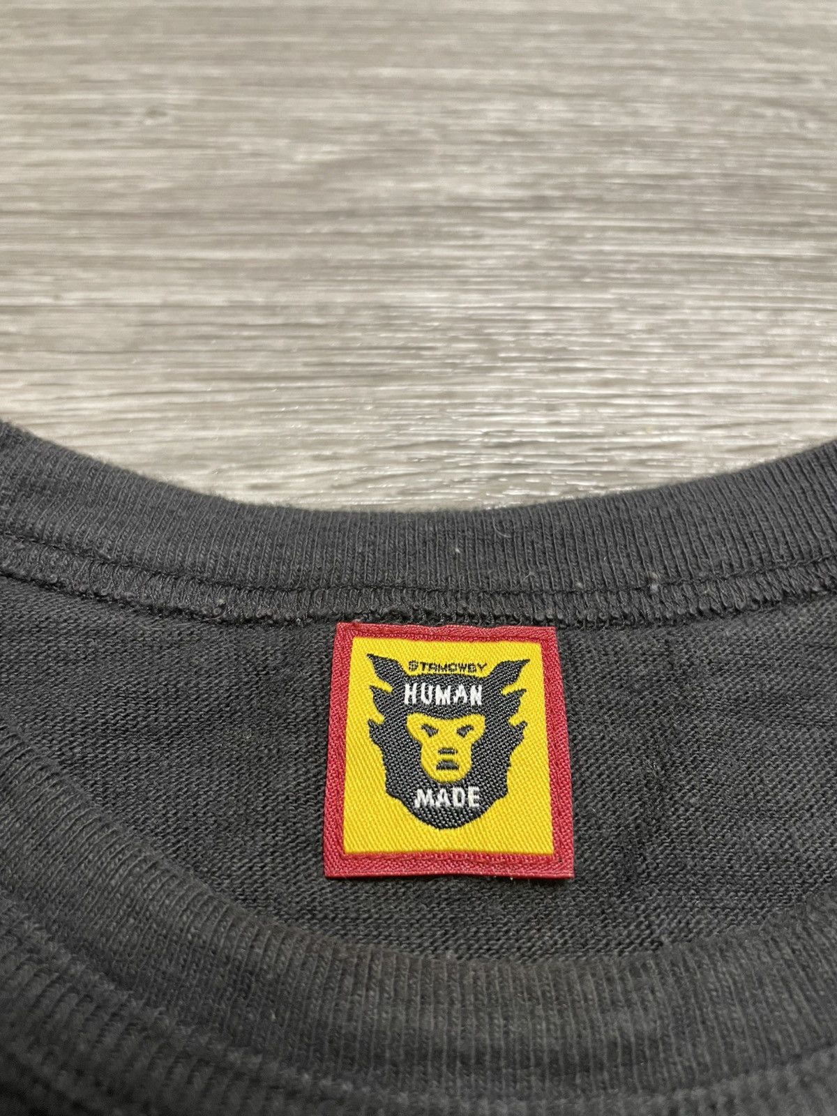 Human Made Human Made Heart Logo T-Shirt Black/Yellow Made In Japan Size US M / EU 48-50 / 2 - 12 Thumbnail