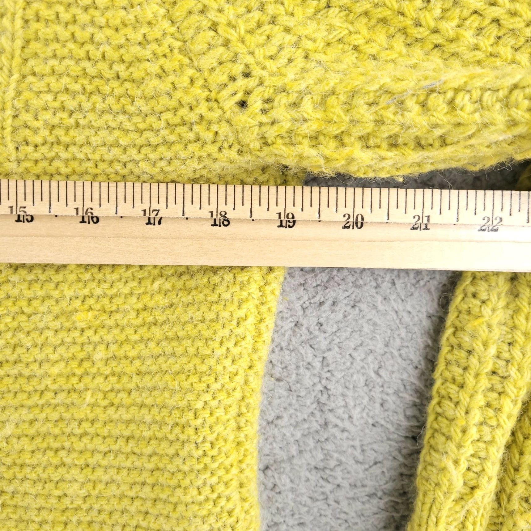 Banana Republic Banana Republic Womens Sweater Turtleneck Small Yellow Wool Blend Yarn Alpaca Size S / US 4 / IT 40 - 6 Thumbnail
