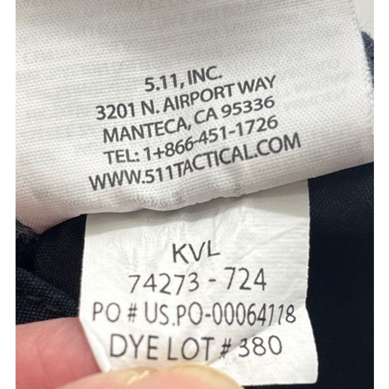 5.11 Men's 5.11 Navy Tactical EMS pants 40WX32L Size US 40 / EU 56 - 5 Thumbnail