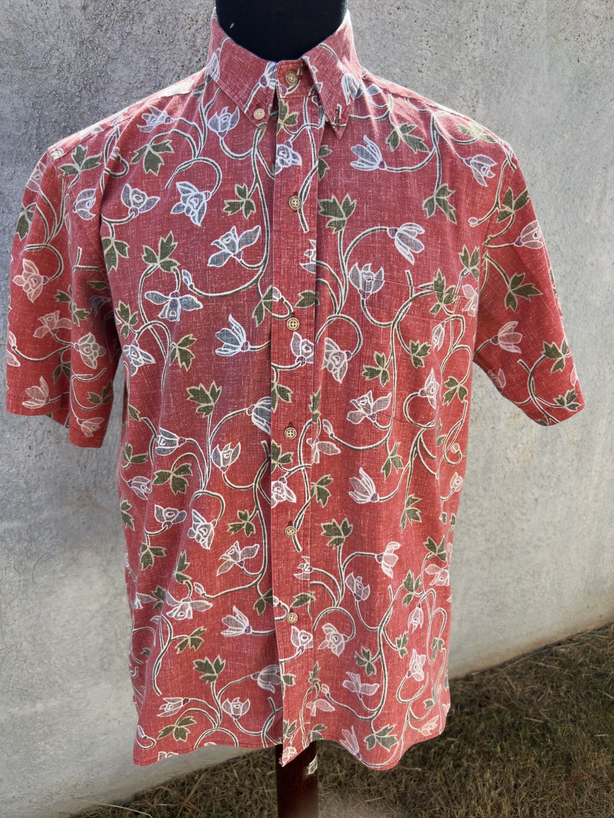 Reyn Spooner Reyn Spooner Hawaiian Print Red Full Button Men's Medium Size US M / EU 48-50 / 2 - 1 Thumbnail