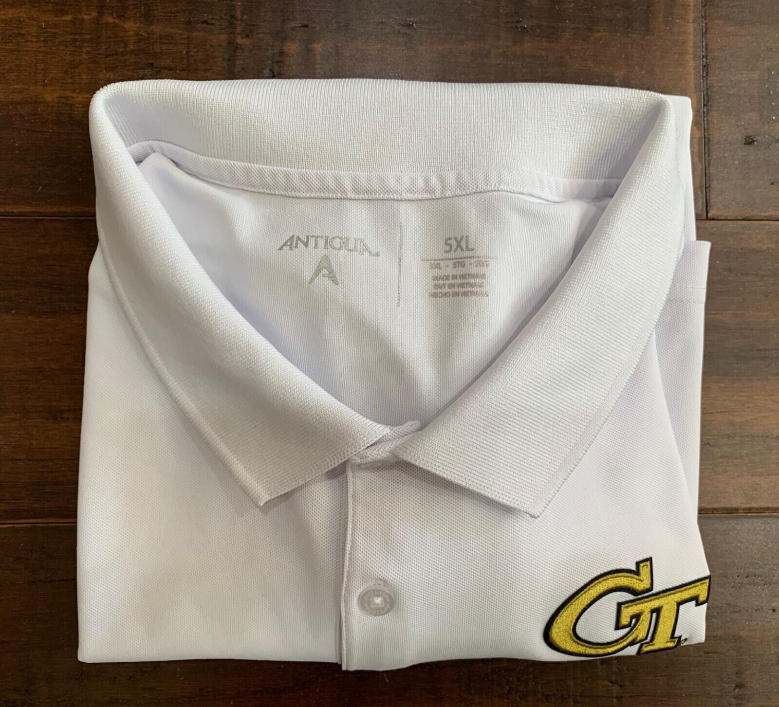 Hi Tec Georgia Tech 5XL Men's Polo Shirt Size US XXL / EU 58 / 5 - 6 Thumbnail