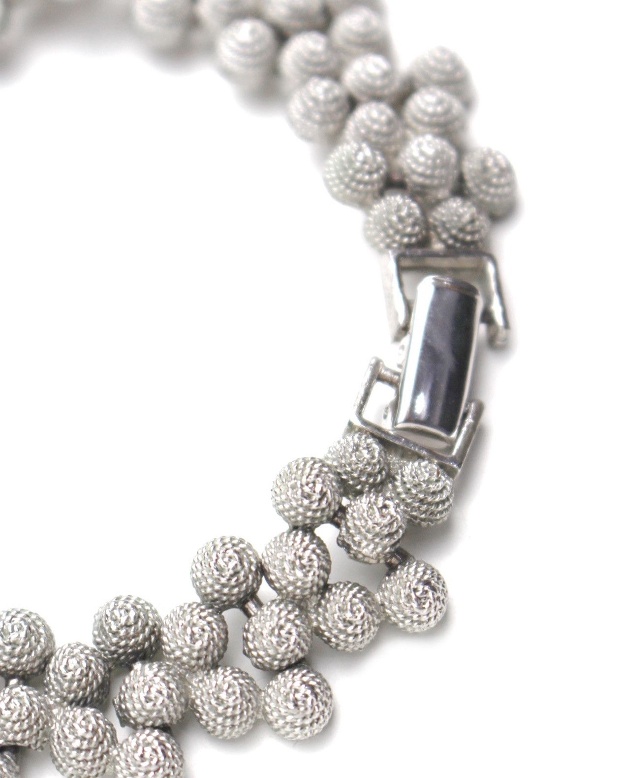 Vintage 2000S JAPANESE MADE SILVER TONE FILIGREE SWIRL BRACELET Size ONE SIZE - 4 Thumbnail