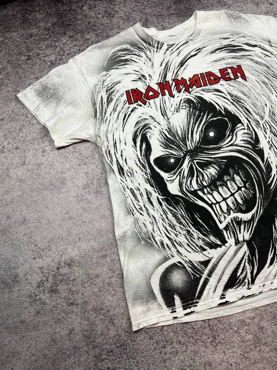 Iron Maiden Vintage Iron Maiden Over Print Tee Size US XL / EU 56 / 4 - 2 Thumbnail