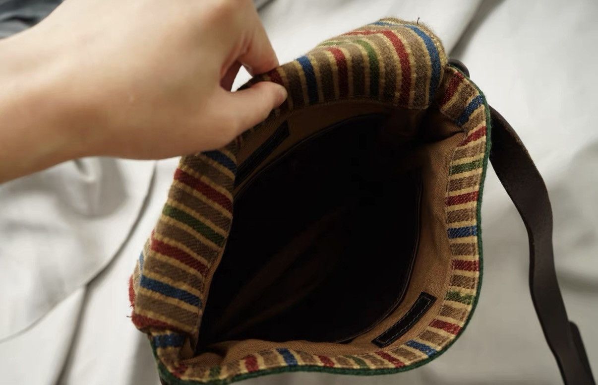 Dries Van Noten Dries Van Noten Grunge Ethnic Patchwork One-Shoulder Bag Size ONE SIZE - 8 Thumbnail