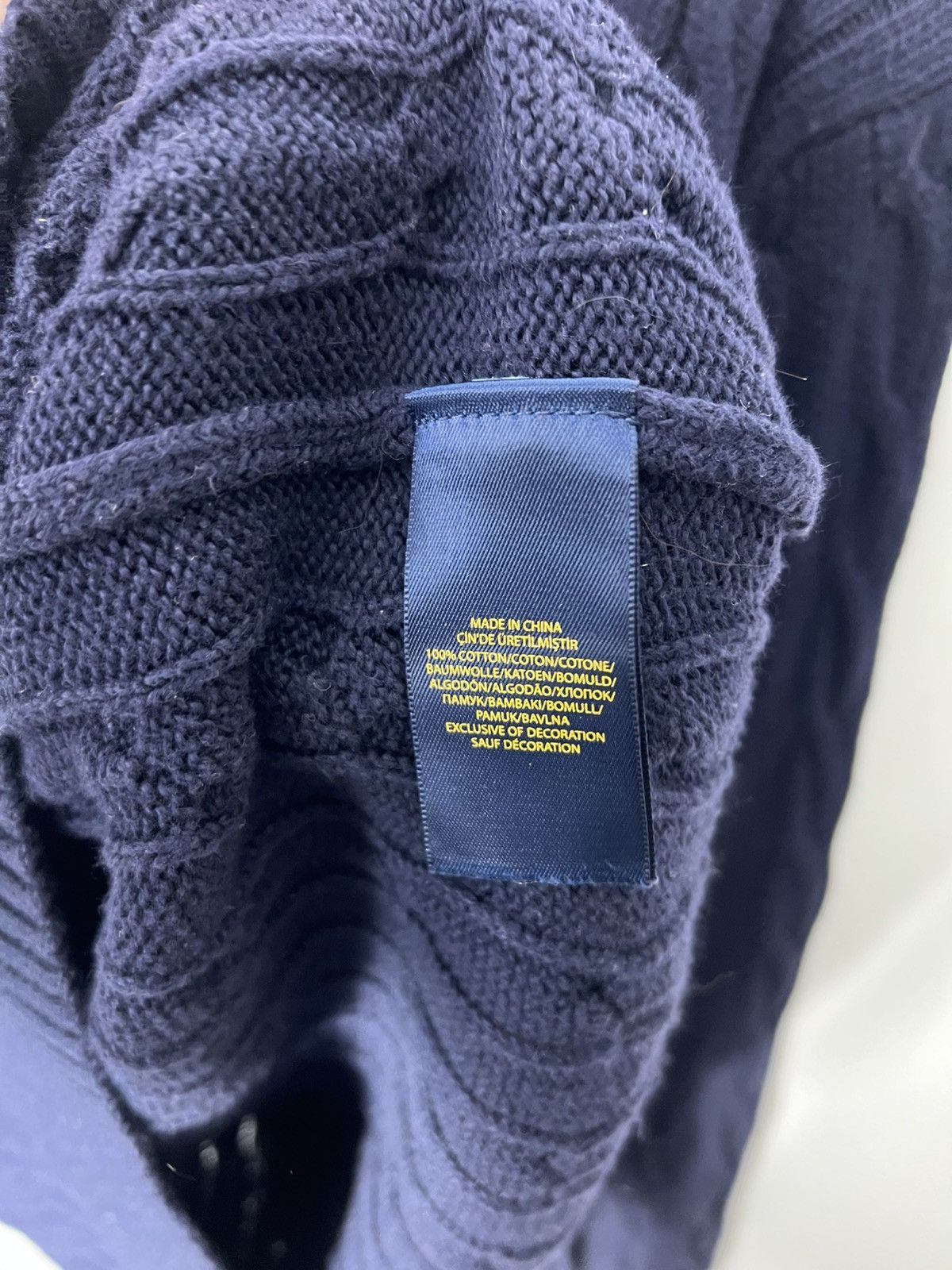 Polo Ralph Lauren Vintage streetwear y2k Polo Ralph Lauren Cable Knit Sweater Size US XL / EU 56 / 4 - 5 Thumbnail