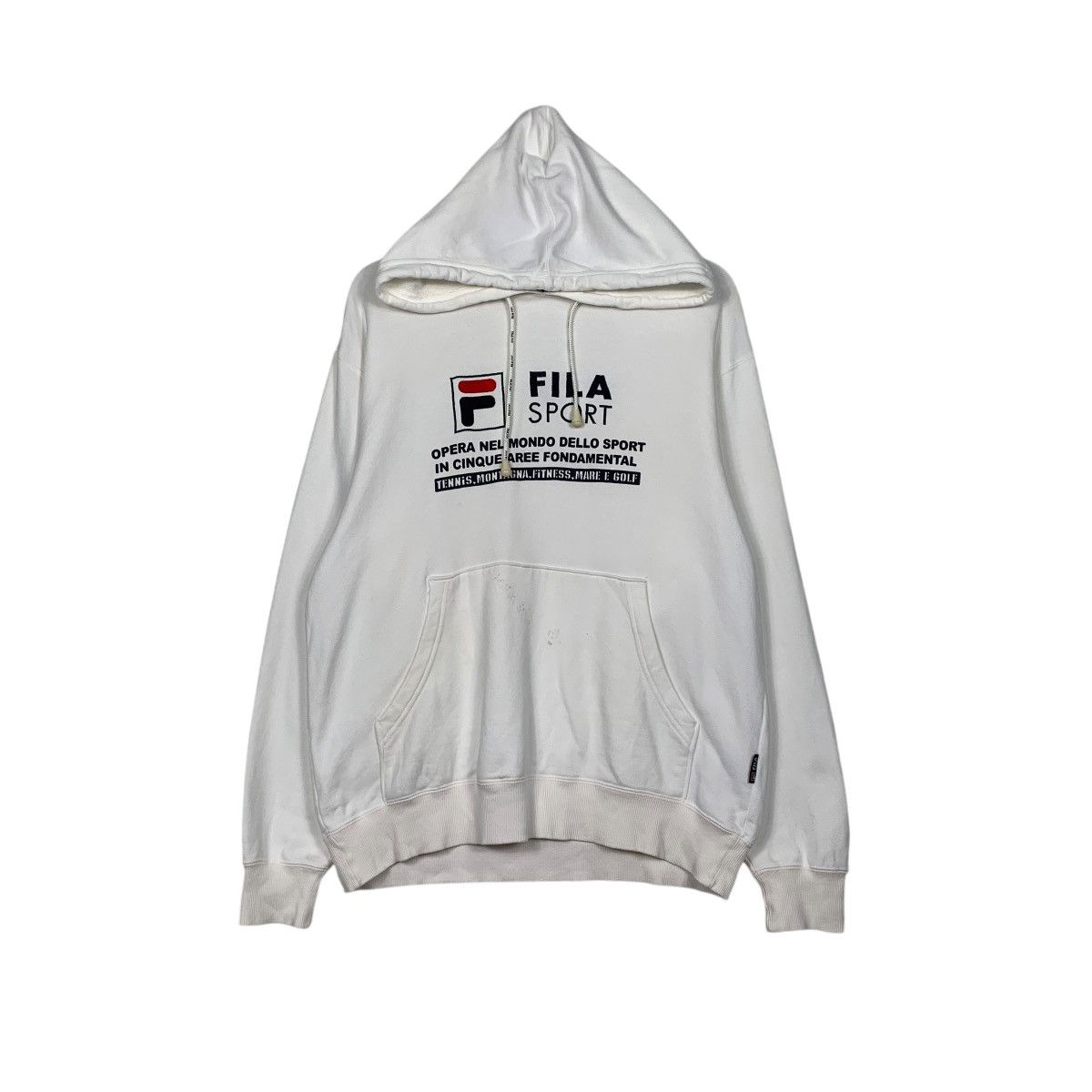 Fila Fila Sport Big Logo Pullover Hoodie Size US M / EU 48-50 / 2 - 1 Thumbnail