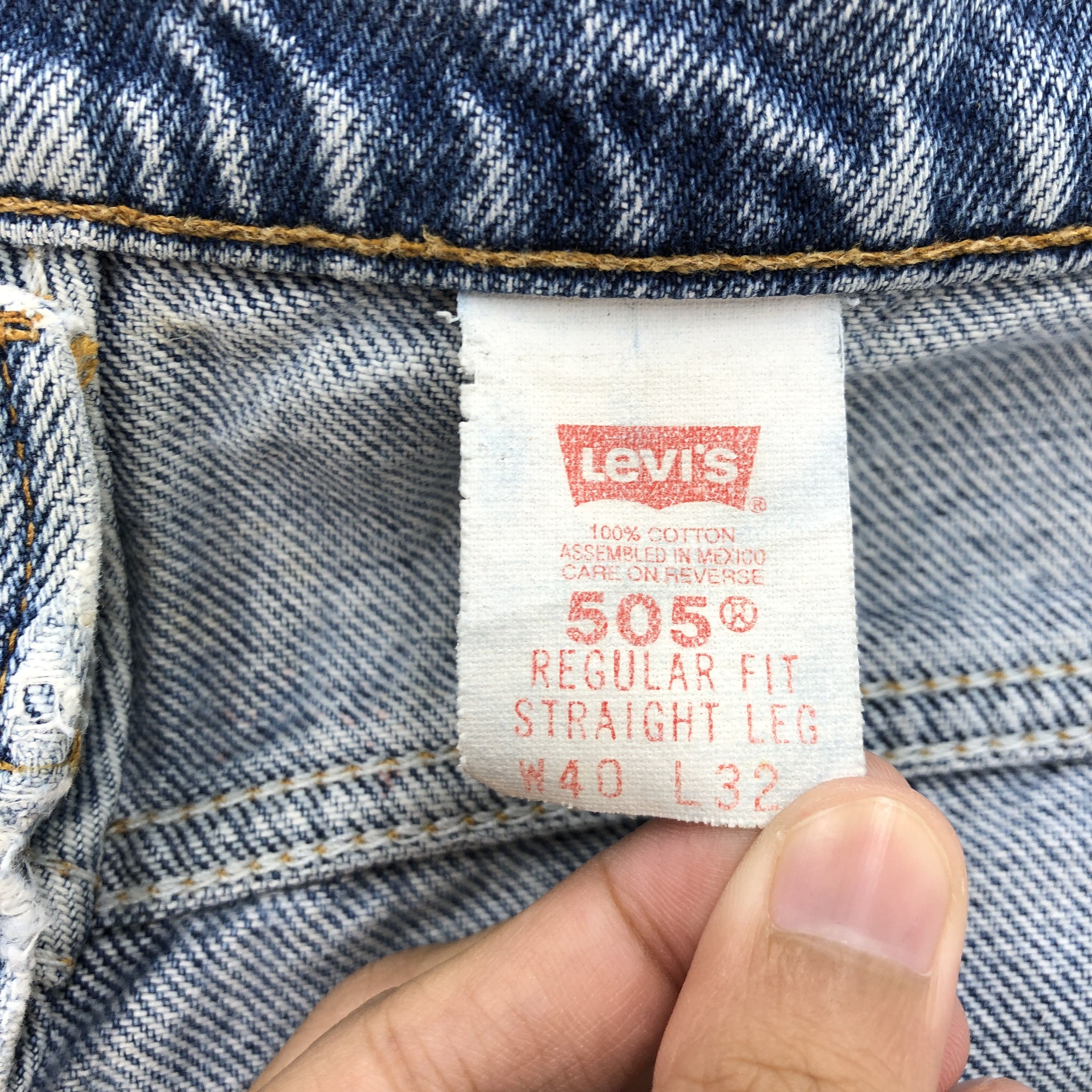 Levi's Vintage Levis Orange Tab Jeans Dirty Levi's Light Wash Denim Size US 36 / EU 52 - 9 Thumbnail