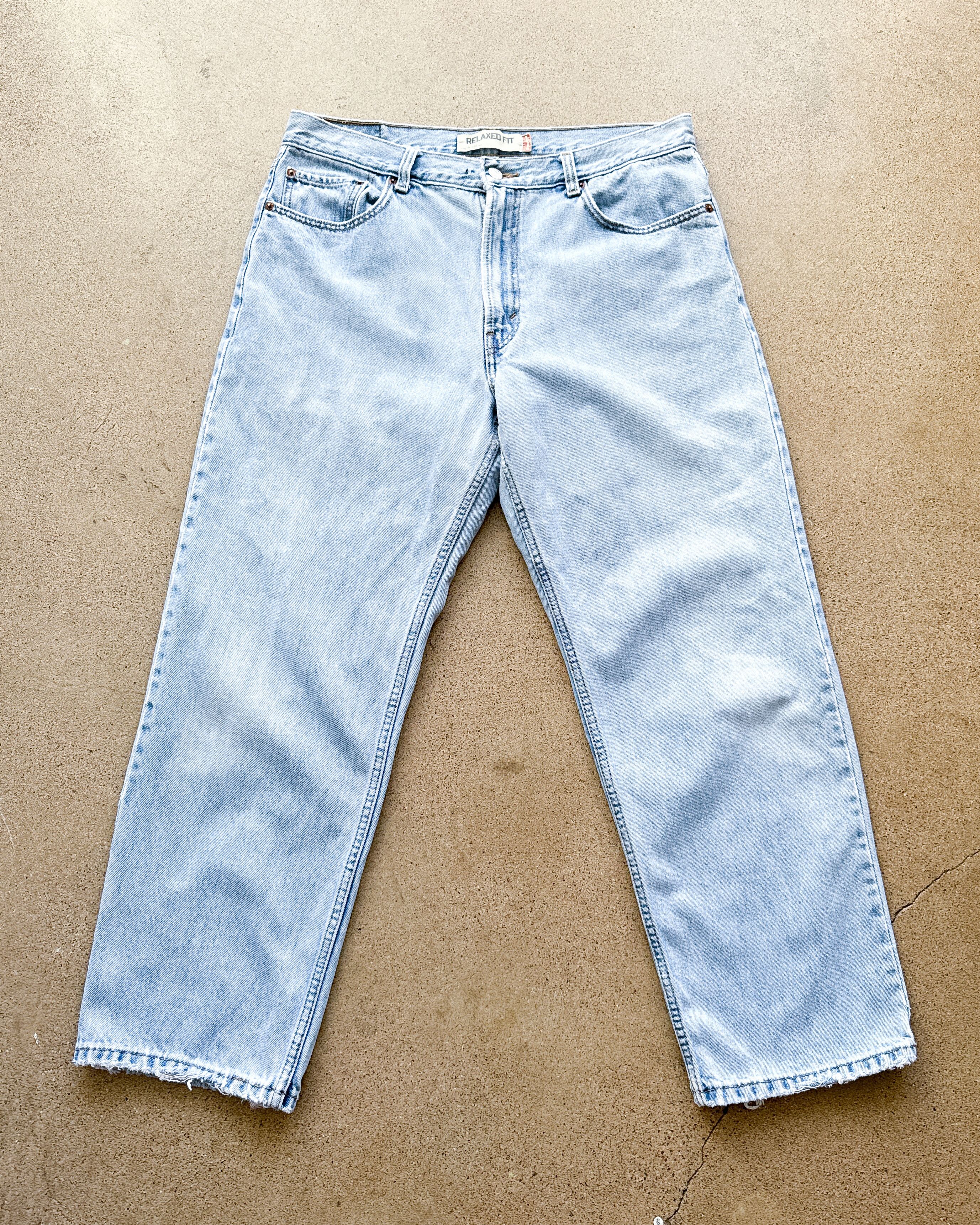 Levi's Vintage 2000s Levi's 550 Jeans Y2K Baggy Men's 34 Light Wash Size US 34 / EU 50 - 1 Thumbnail
