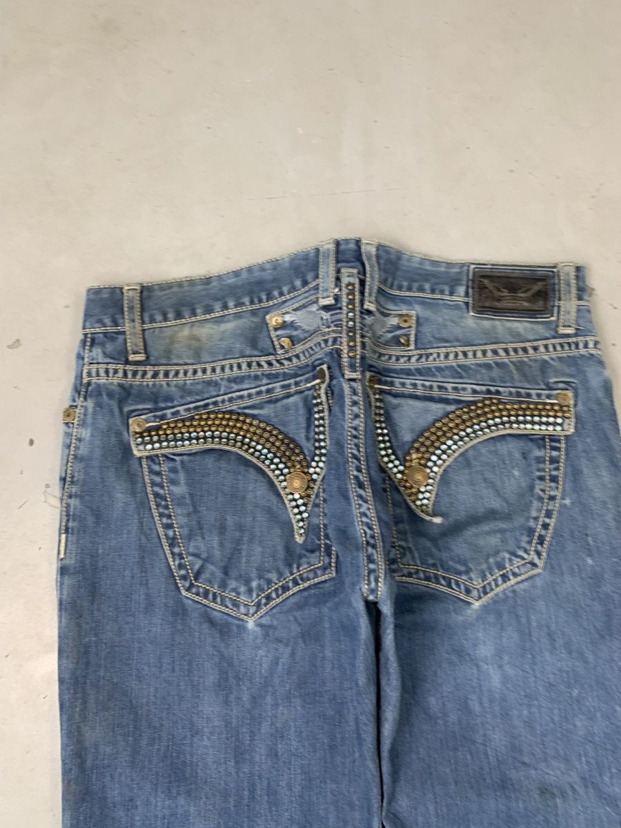 Robins Jeans Vintage Robin jeans studd wings denim short pant Size US 38 / EU 54 - 3 Thumbnail