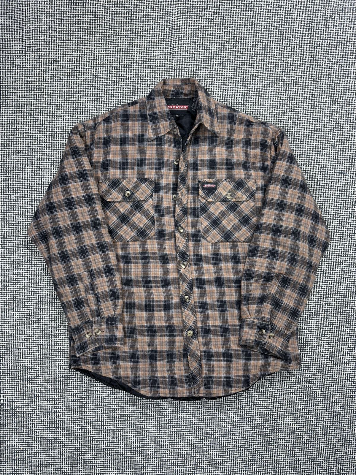 Dickies y2k vintage dickies oversized flannel shirt jacket quilted Size US M / EU 48-50 / 2 - 1 Thumbnail