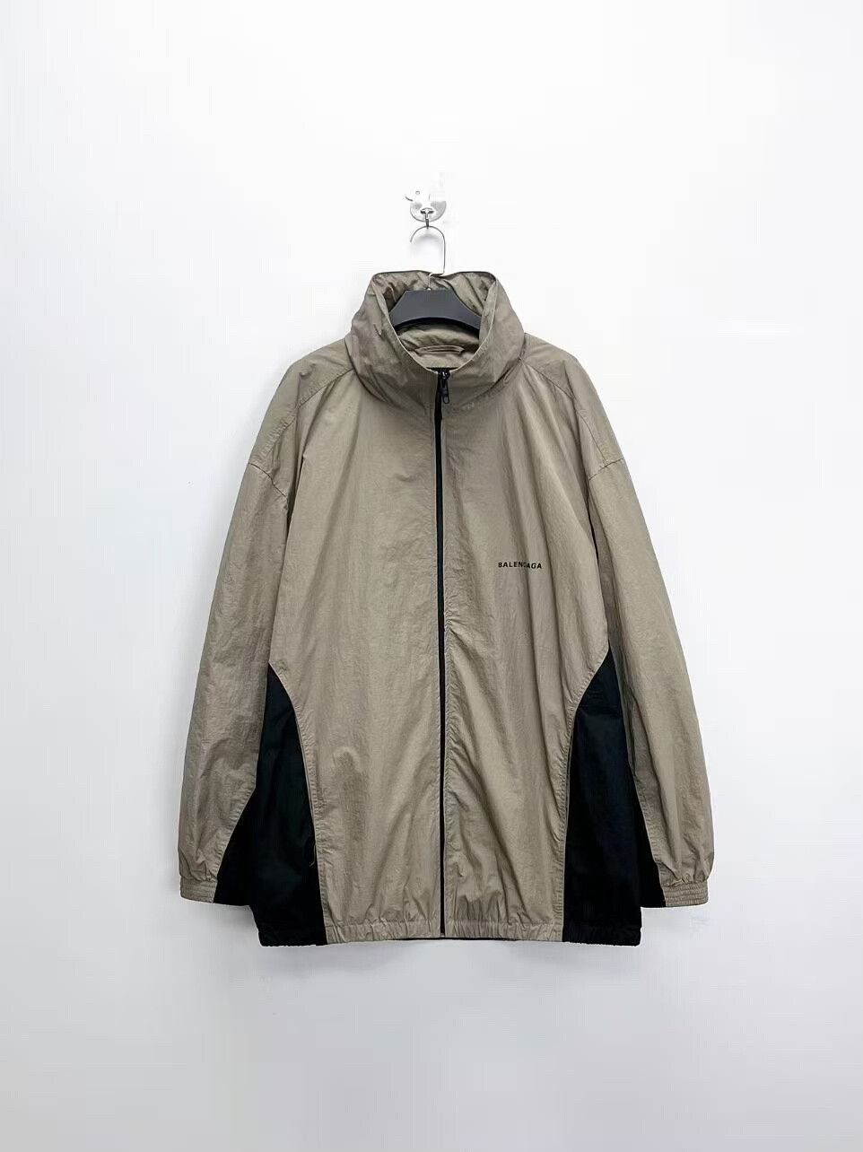Balenciaga Balenciaga Red Zip-up Logo Track Jacket Windbreaker