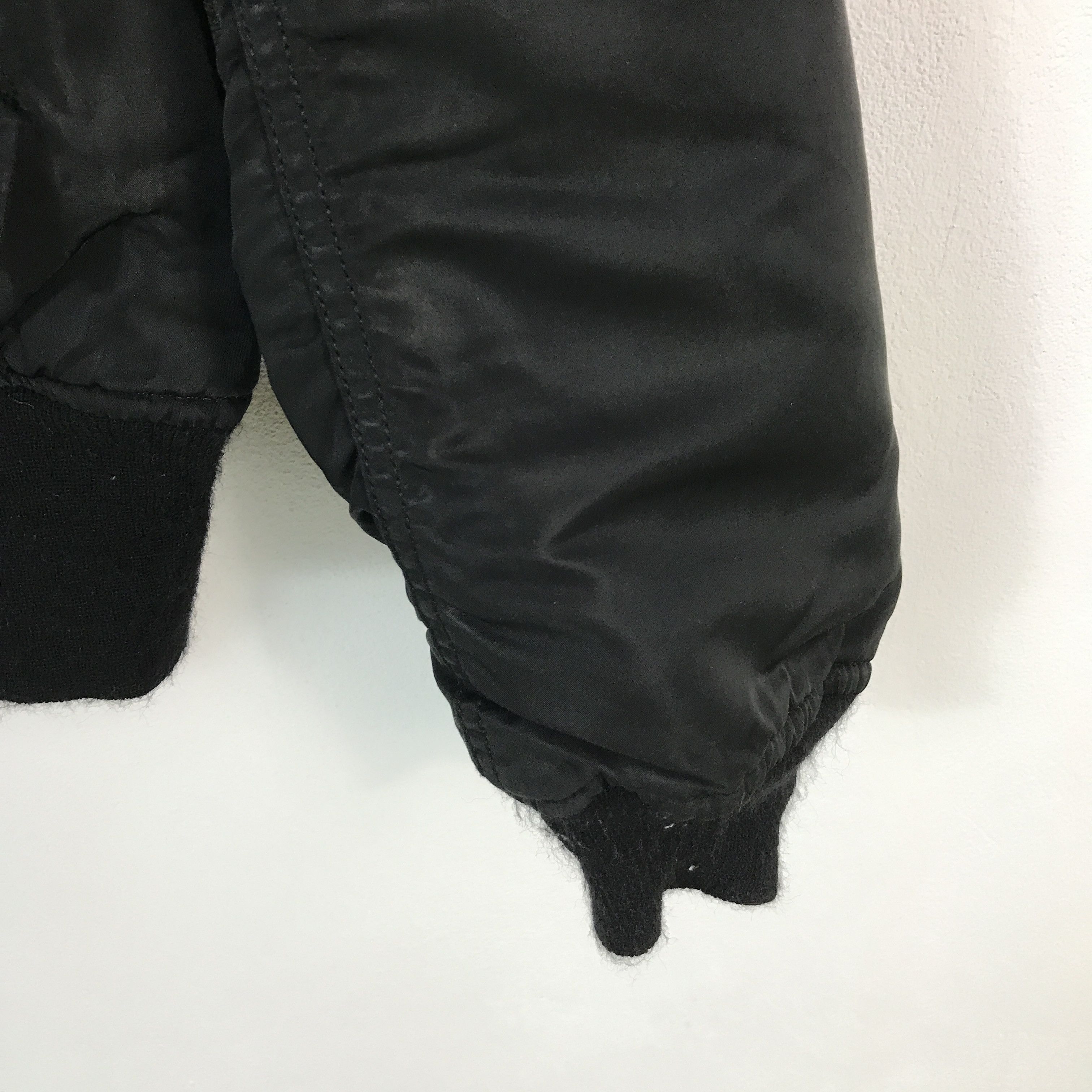 Alpha Industries × Vintage Alpha Industries Bomber jacket flyers man ma1 black jacket Size US XXL / EU 58 / 5 - 6 Thumbnail