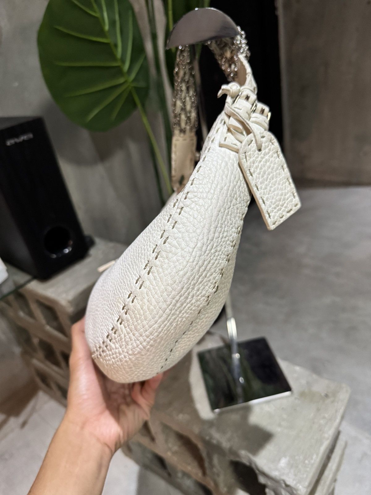 Fendi Fendi Selleria Hobo White Size ONE SIZE - 6 Thumbnail