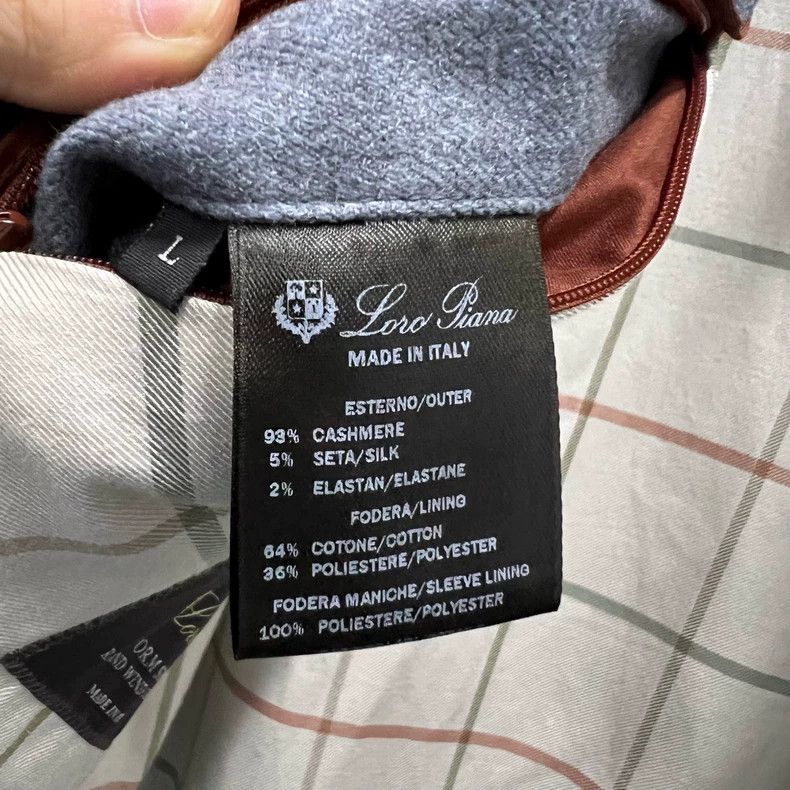 Loro Piana LORO PIANA Gray alpaca jacket Size US L / EU 52-54 / 3 - 4 Thumbnail