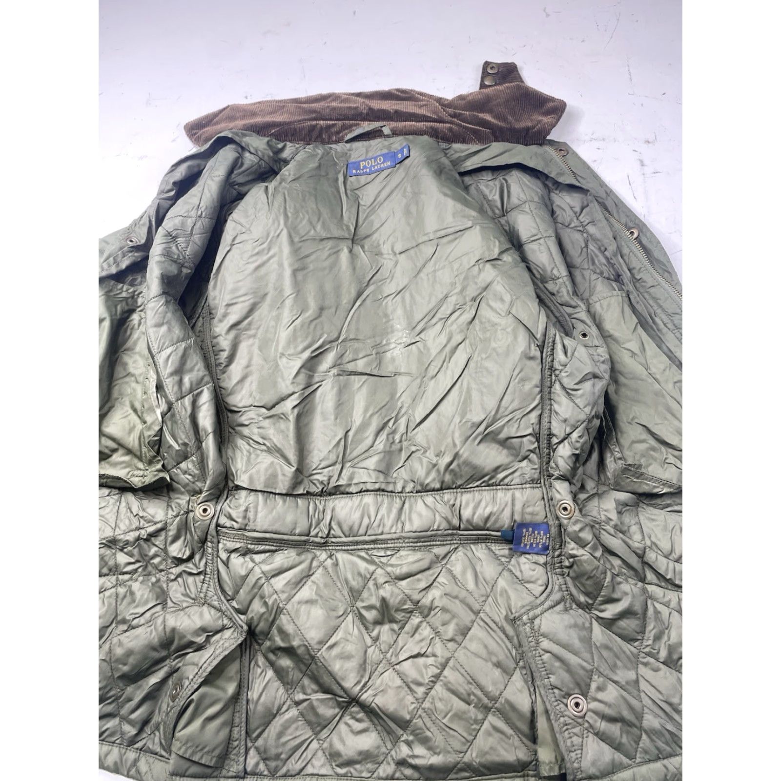 Polo Ralph Lauren Polo Ralph Lauren Womens Green Equestrian Barn Quilt Jacket Hunting Size S Hip Nylon Polyester Quilt Jacket Womens Mens? Size S / US 4 / IT 40 - 4 Thumbnail
