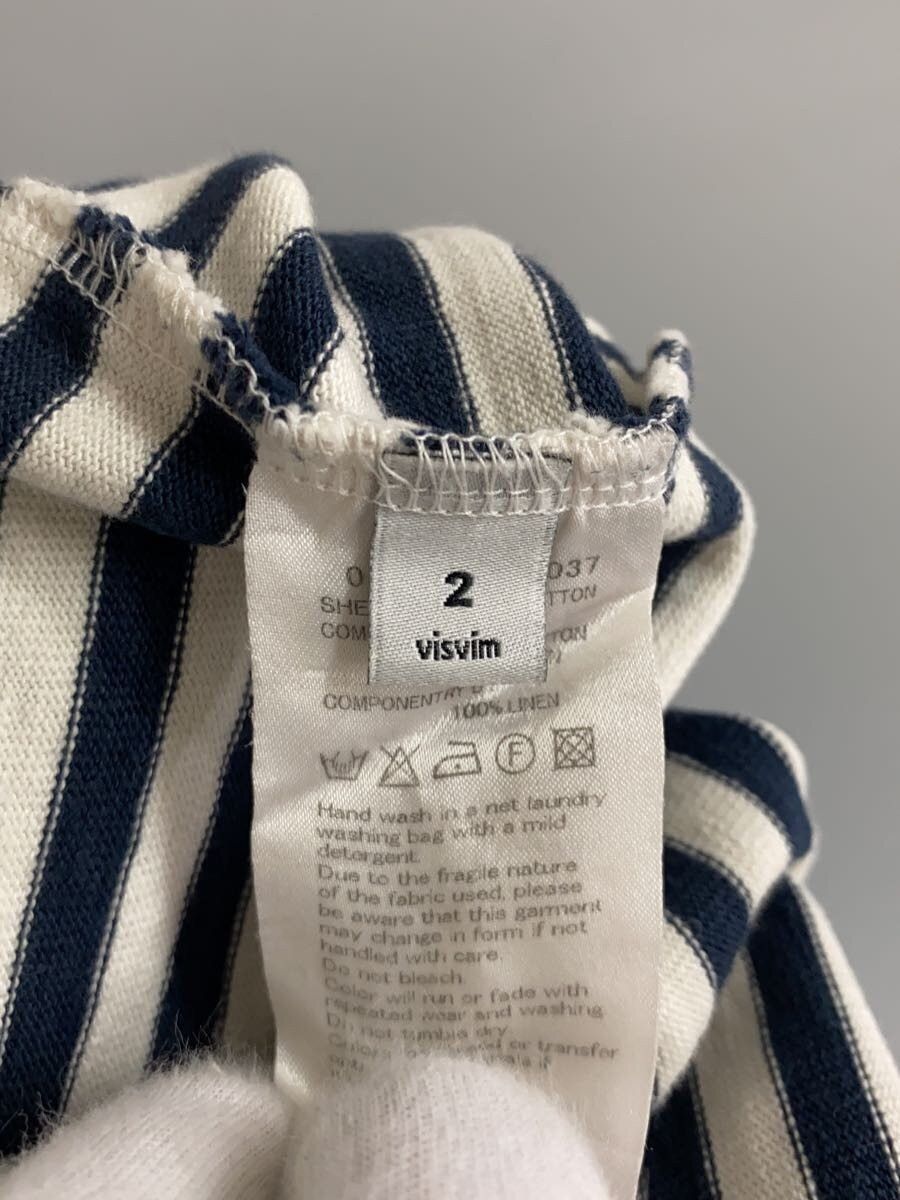 Visvim White Striped T-shirt Size US M / EU 48-50 / 2 - 3 Thumbnail