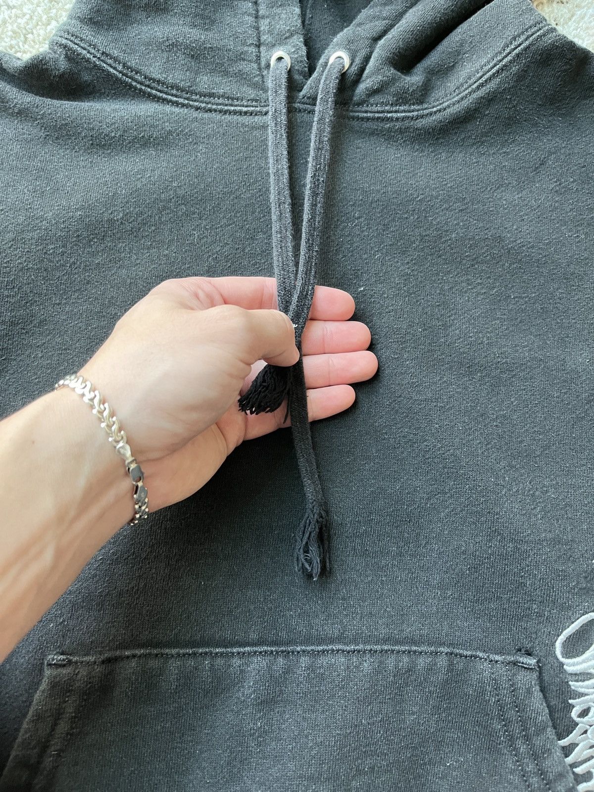 Supreme Supreme Tag Hooded Sweatshirt Black Size Small Size US S / EU 44-46 / 1 - 2 Thumbnail