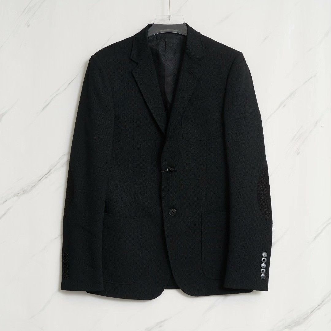 Gucci Gucci Men's Textured Paneled Suit Size US S / EU 44-46 / 1 - 1 Thumbnail
